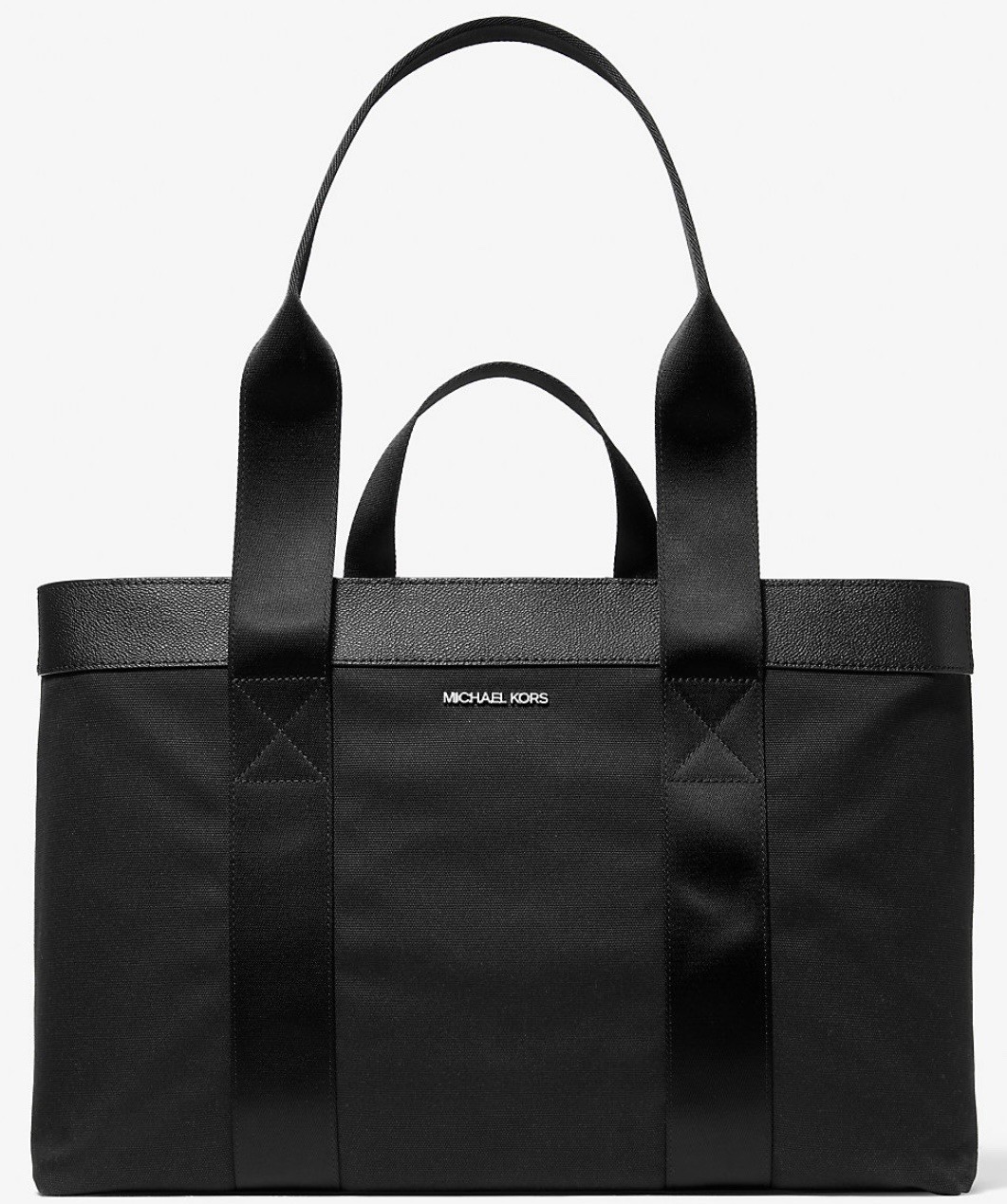 Michael Kors Cooper Canvas Tote Bag Black