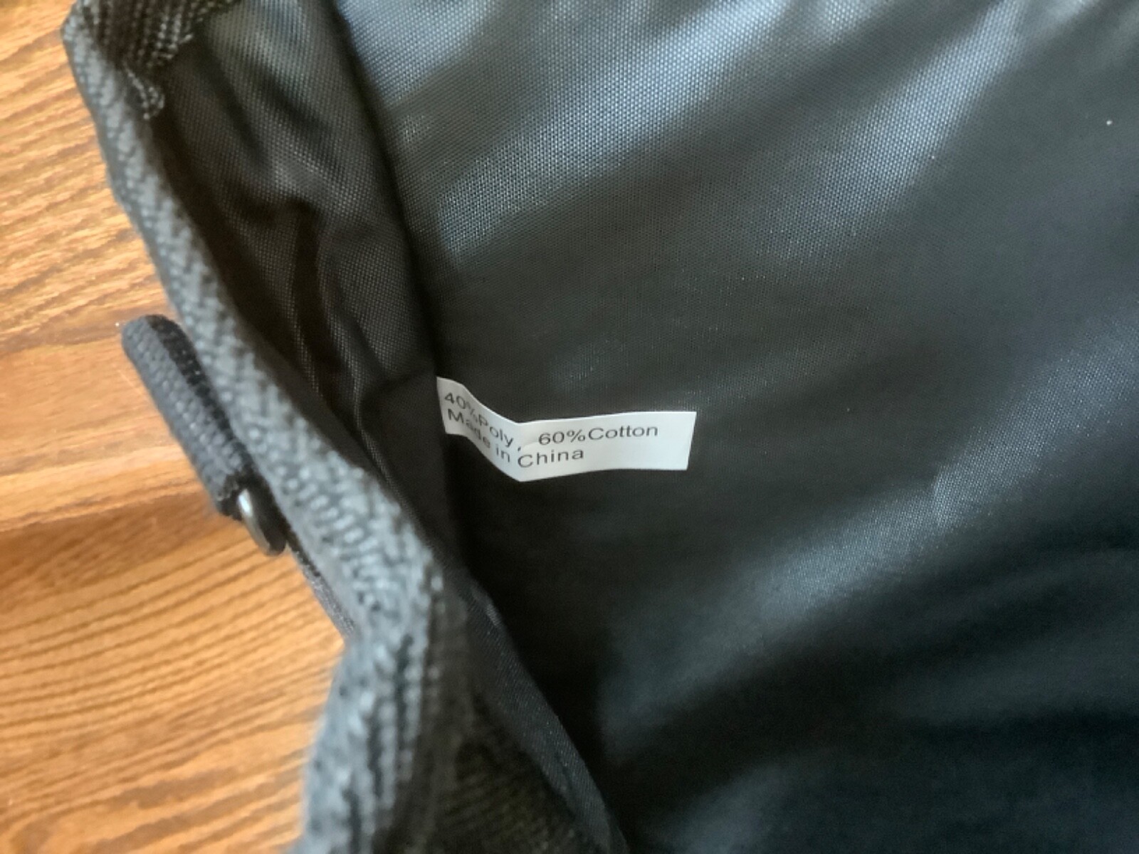 Bella Russo Messenger Travel Bag 14″ Black Canvas (New)