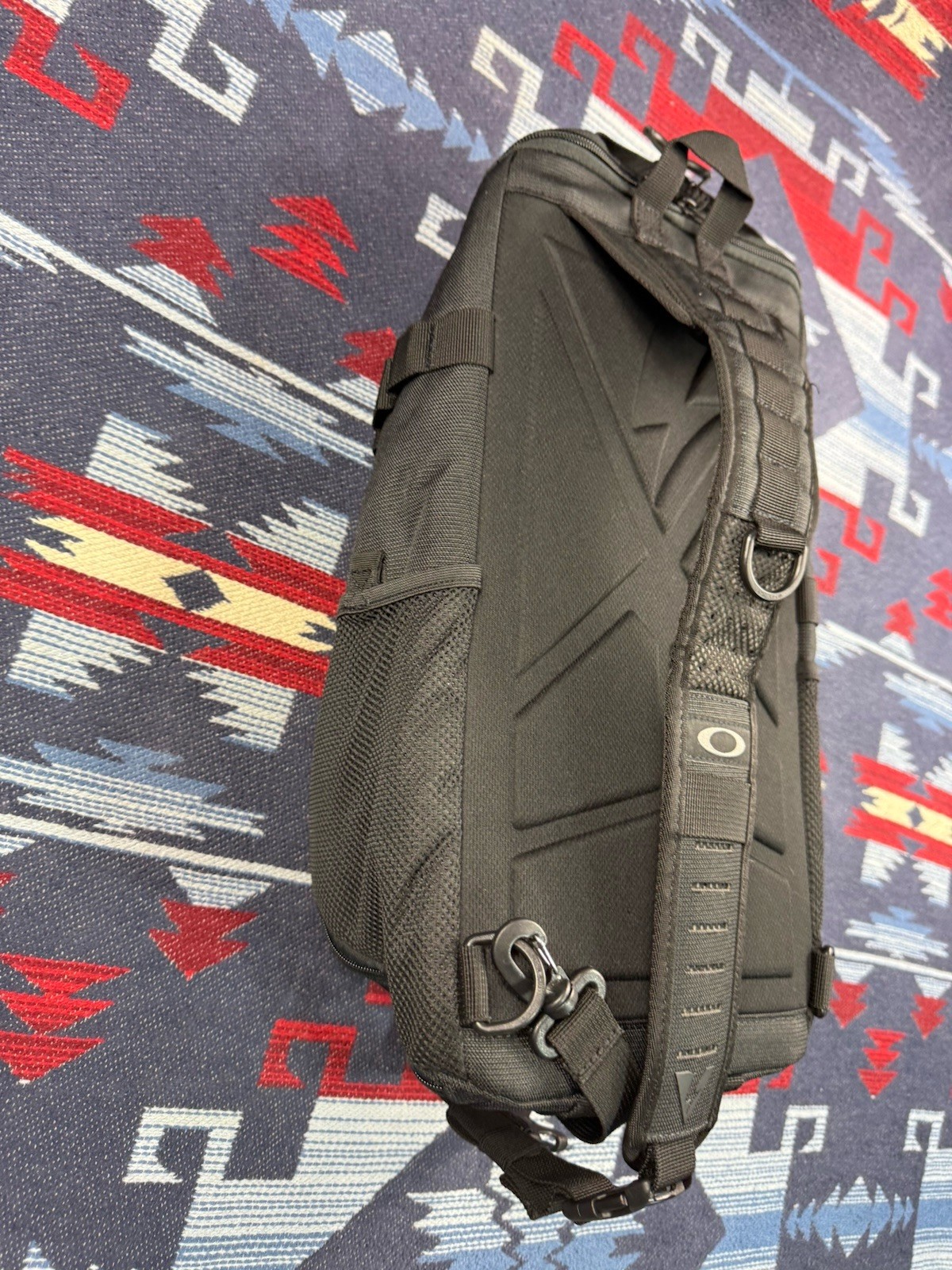 Vtg Y2K Oakley Sling Tactical Software Pilot Shoulder Messenger Bag Backpack