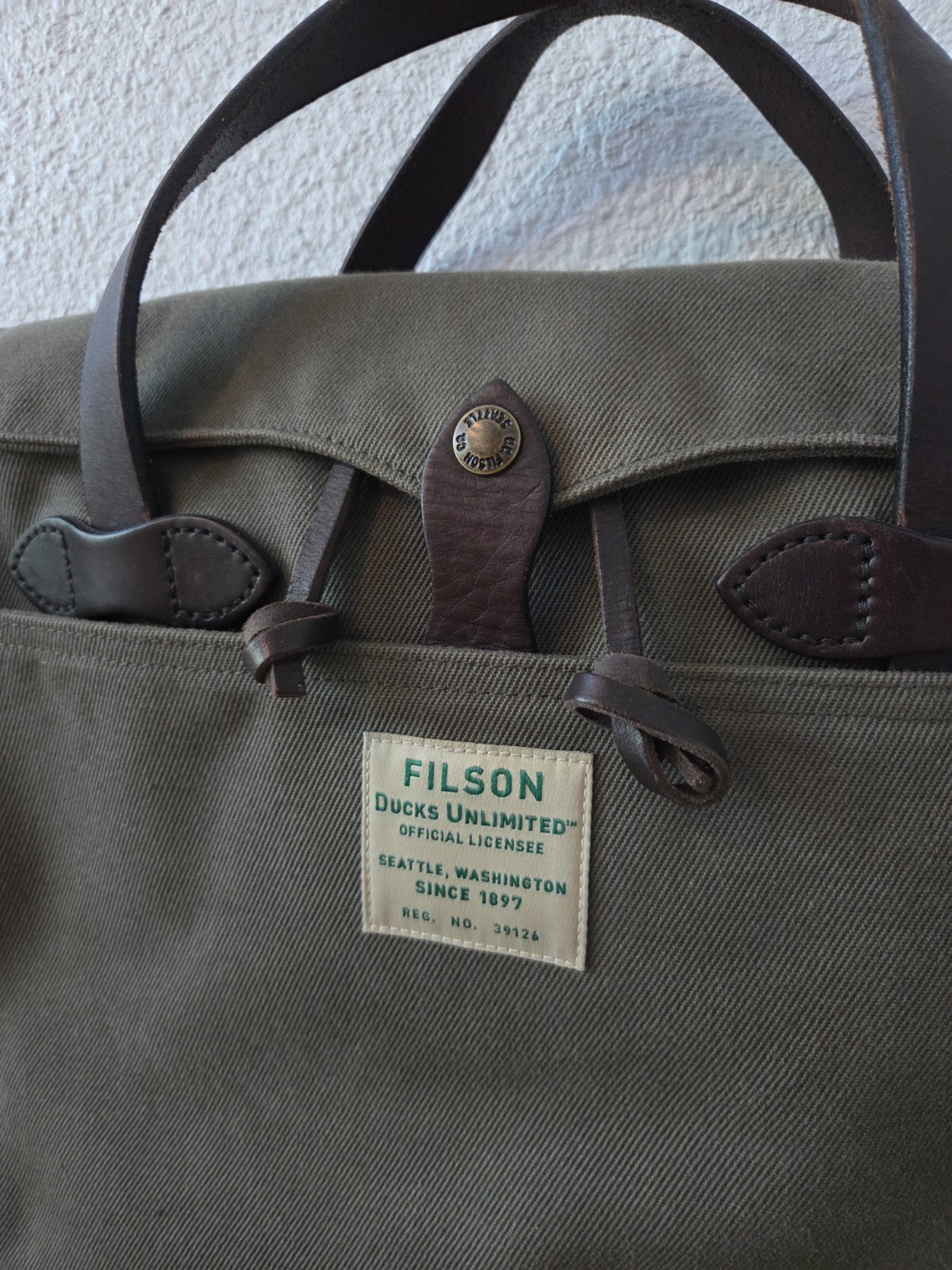 Filson Ducks Unlimited Original Briefcase | Otter Green | Limited Edition 2020