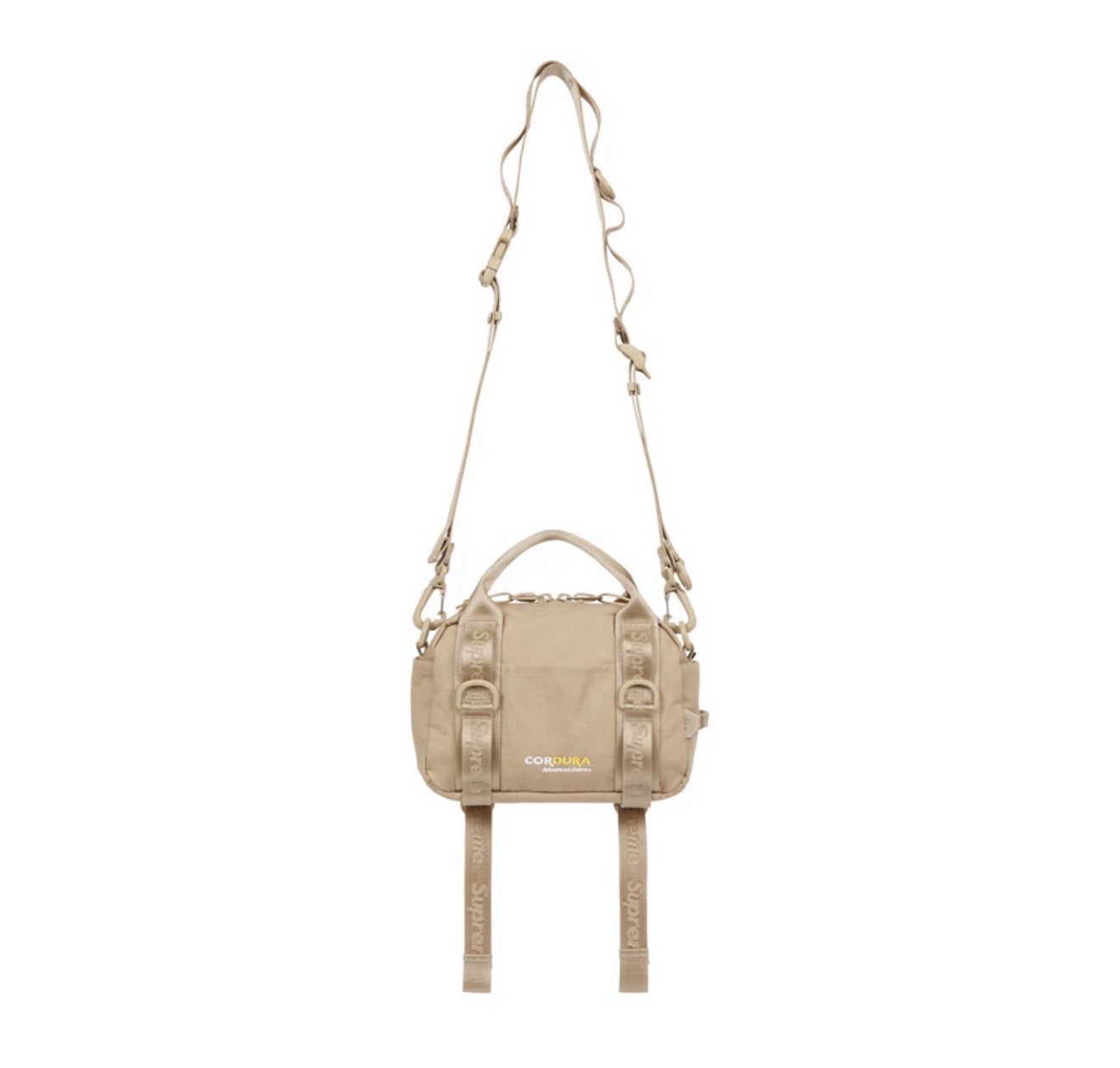 ✅In Hand Supreme SS26 Mini Duffle Bag Tan New US Ship