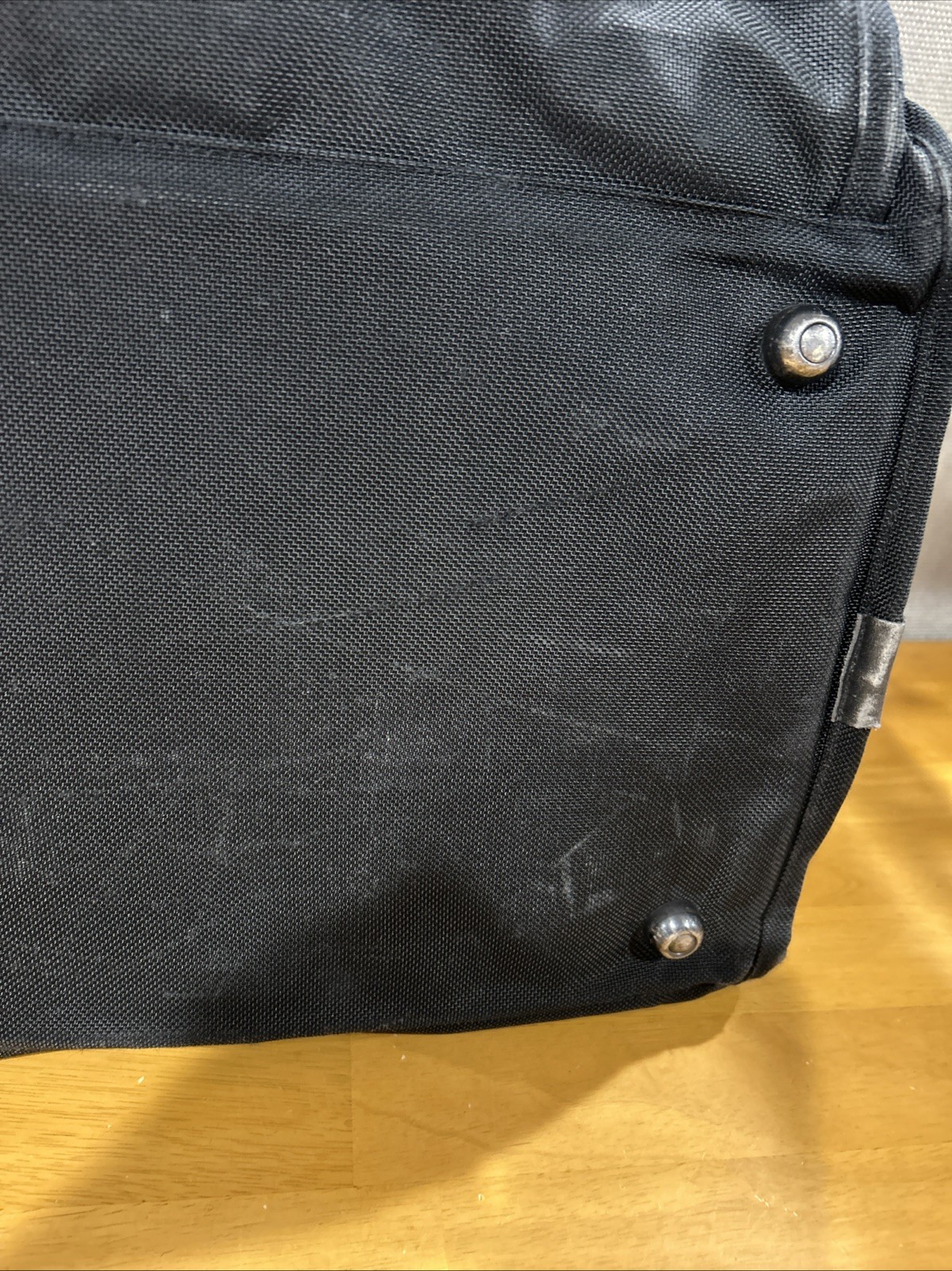Tumi Alpha Black Ballistic Nylon Overnight Duffle Weekender Bag Made in USA Used