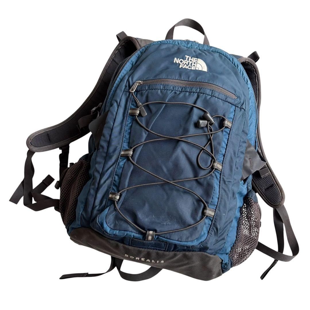 THE NORTH FACE BOREALIS Backpack FlexVent Navy Bungee Cord 47×33 5x18cm