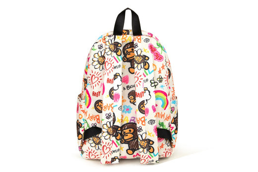 A Bathing Ape Baby Milo Medium Daypack #1 Ivory am70-189-308