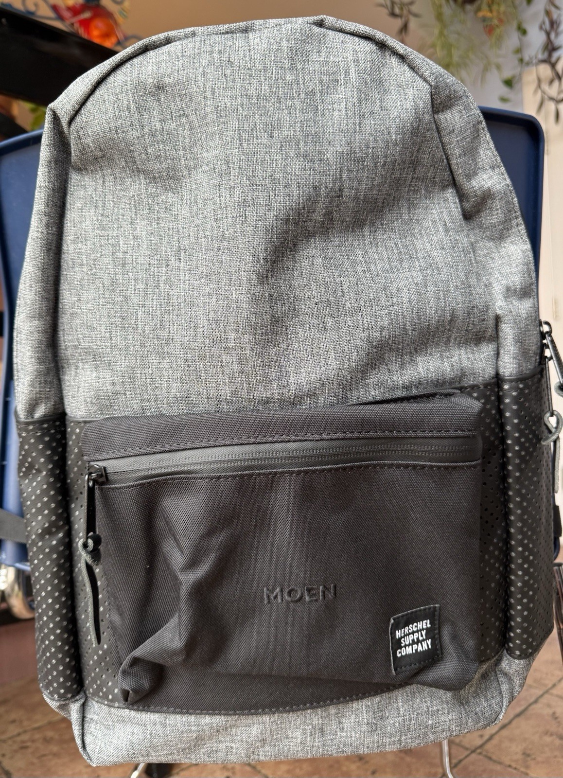 HERSCHEL SUPPLY SETTLEMENT ASPECT 23L (GREY/BLACK) LARGE BACKPACK NEW w/TAGS!!
