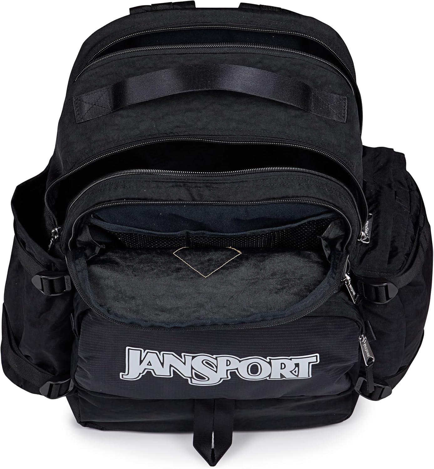 Seattle Pack: Sturdy Black Laptop Backpack with Water Bottle Pockets