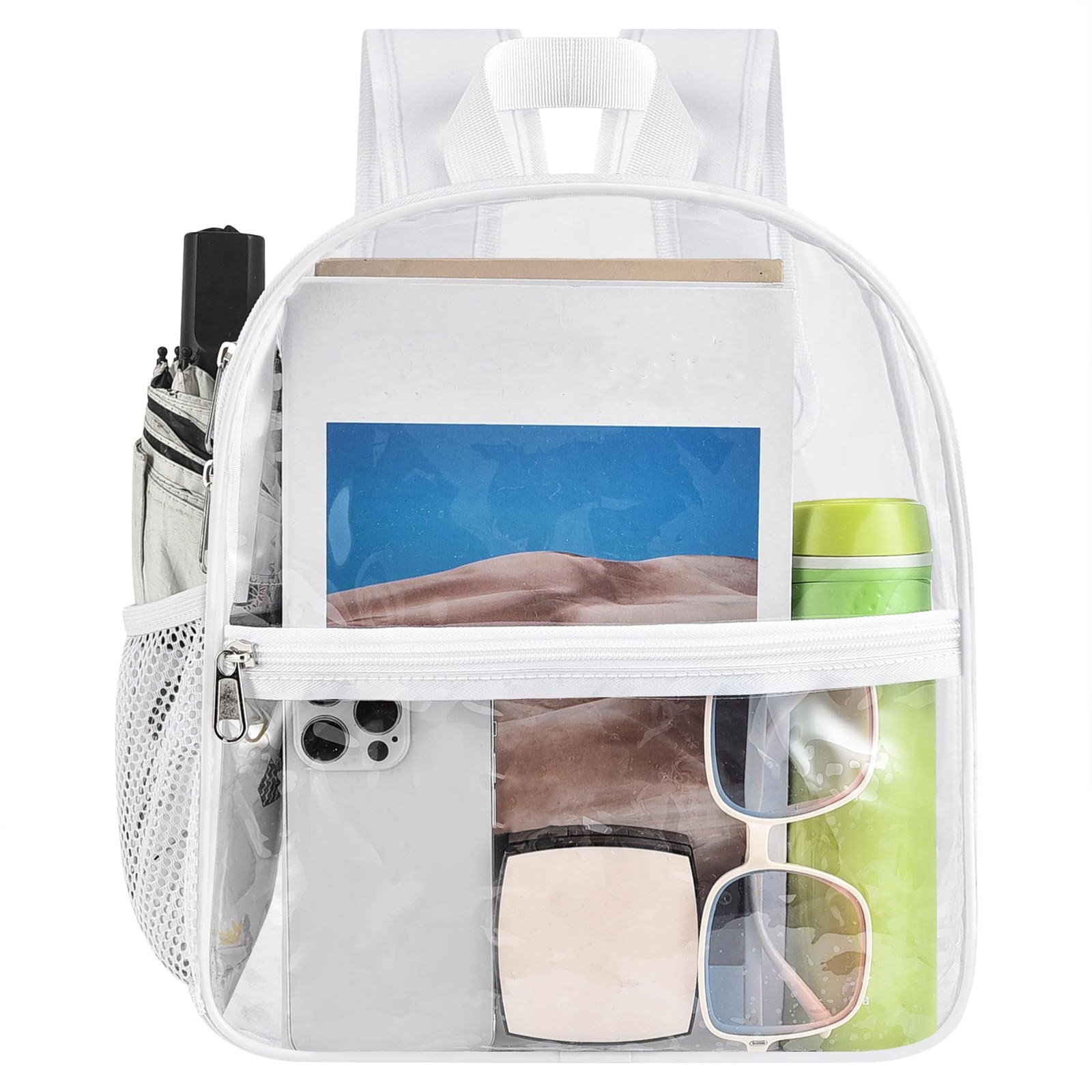 Clear Backpack for Stadium Events Stadium Backpack Waterproof 12x6x12 Clear B…