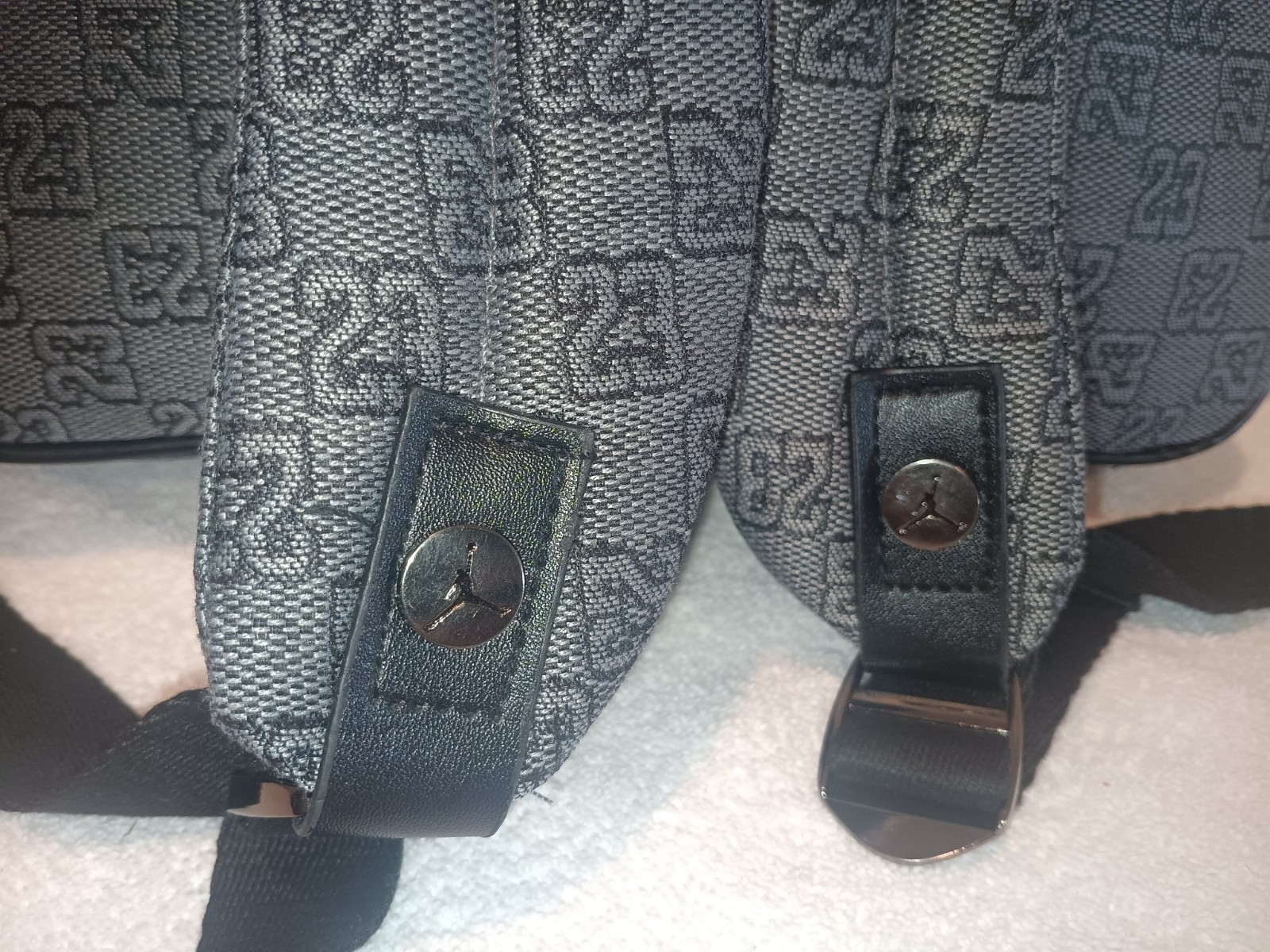 New Authentic Jordan Monogram Jumpman Backpack Black