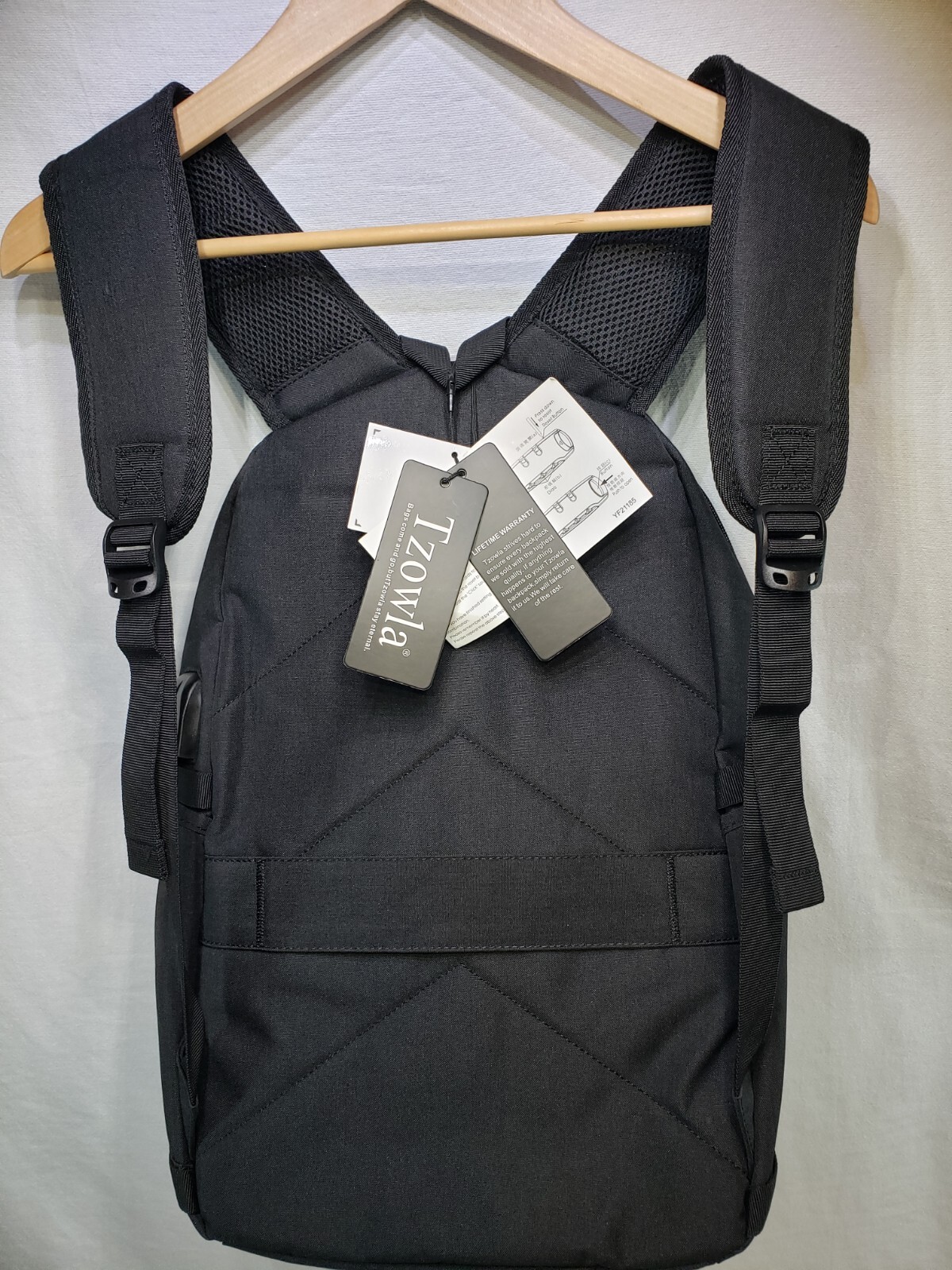 Travel Laptop Backpack Water Resistant AntiTheft Lock Bag USB Charging Port 15.6