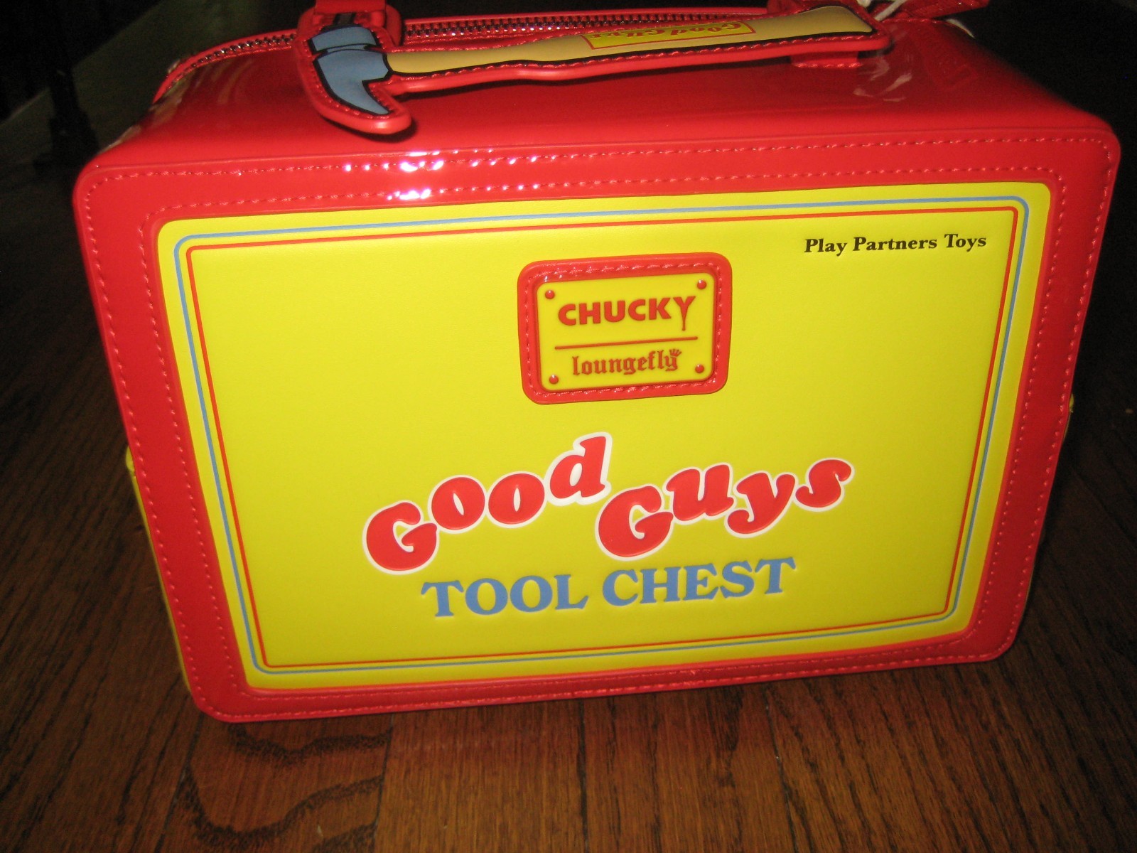 Loungefly Child’s Play Chucky Good Guys Tool Chest Crossbody Bag + Wallet New!