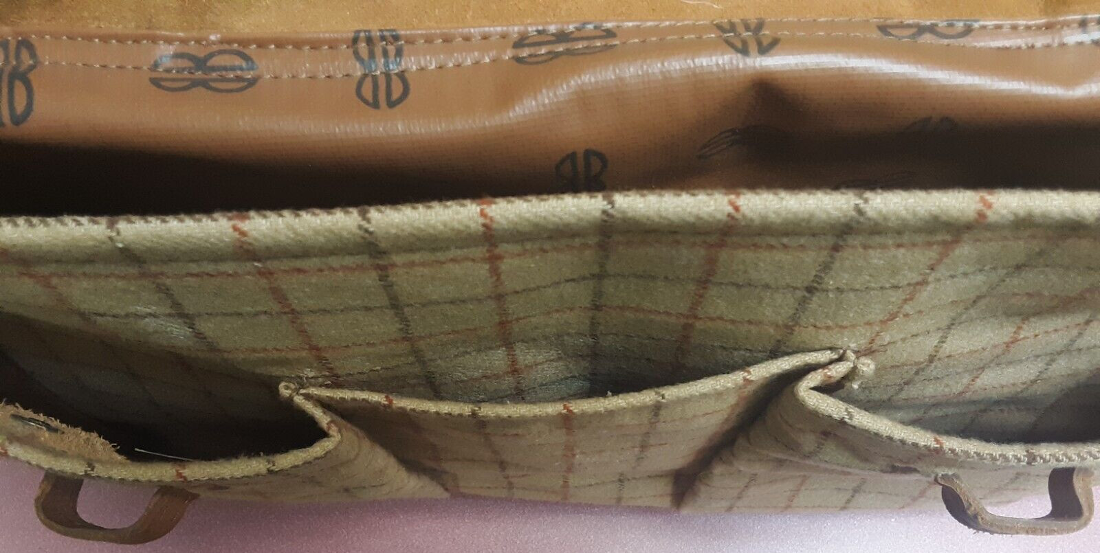 VINTAGE RARE 1970s ‘BILL BLASS’ XL Double Sided Messenger Shoulder Bag Purse
