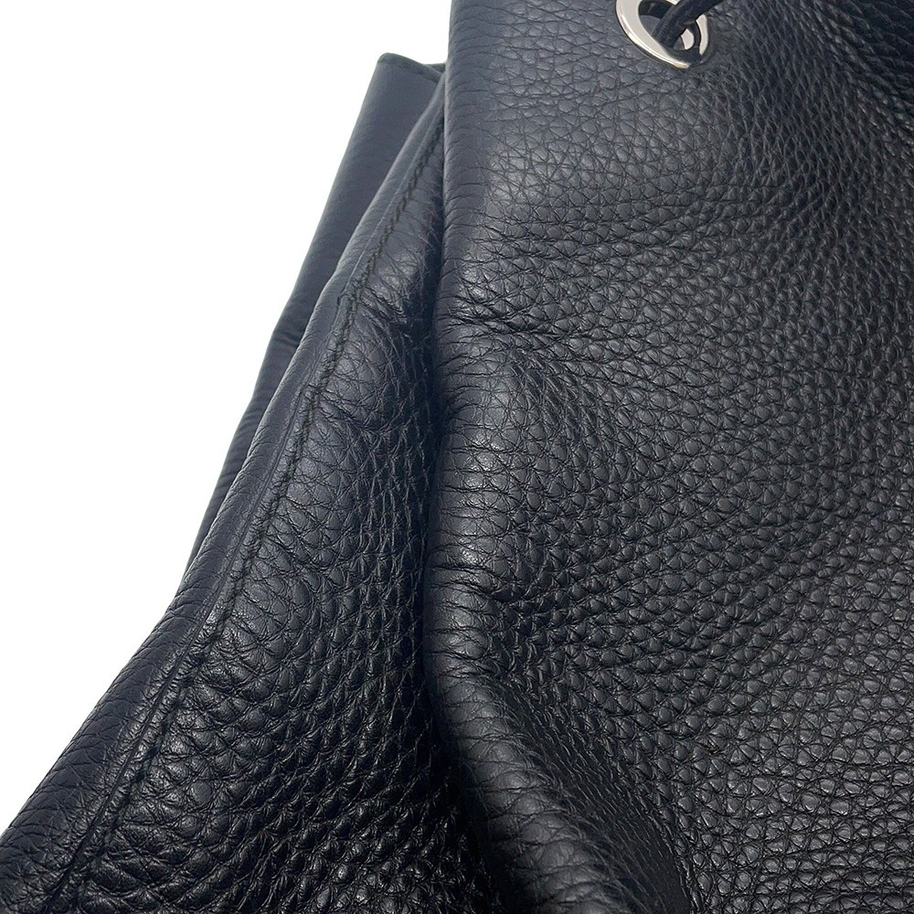 GUCCI Soho Drawstring BagBackpack Leather Black 368587 493075