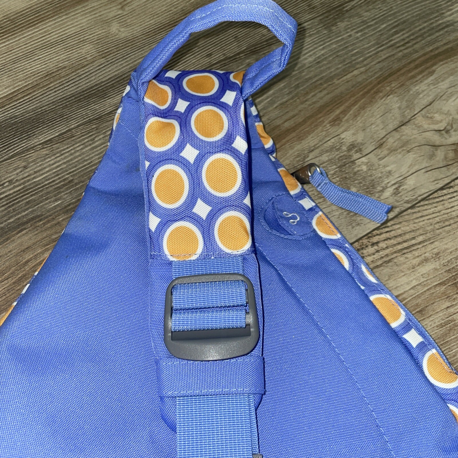 JanSport Sling Single Strap Backpack One Shoulder Bag Adjustable—Blue Yellow