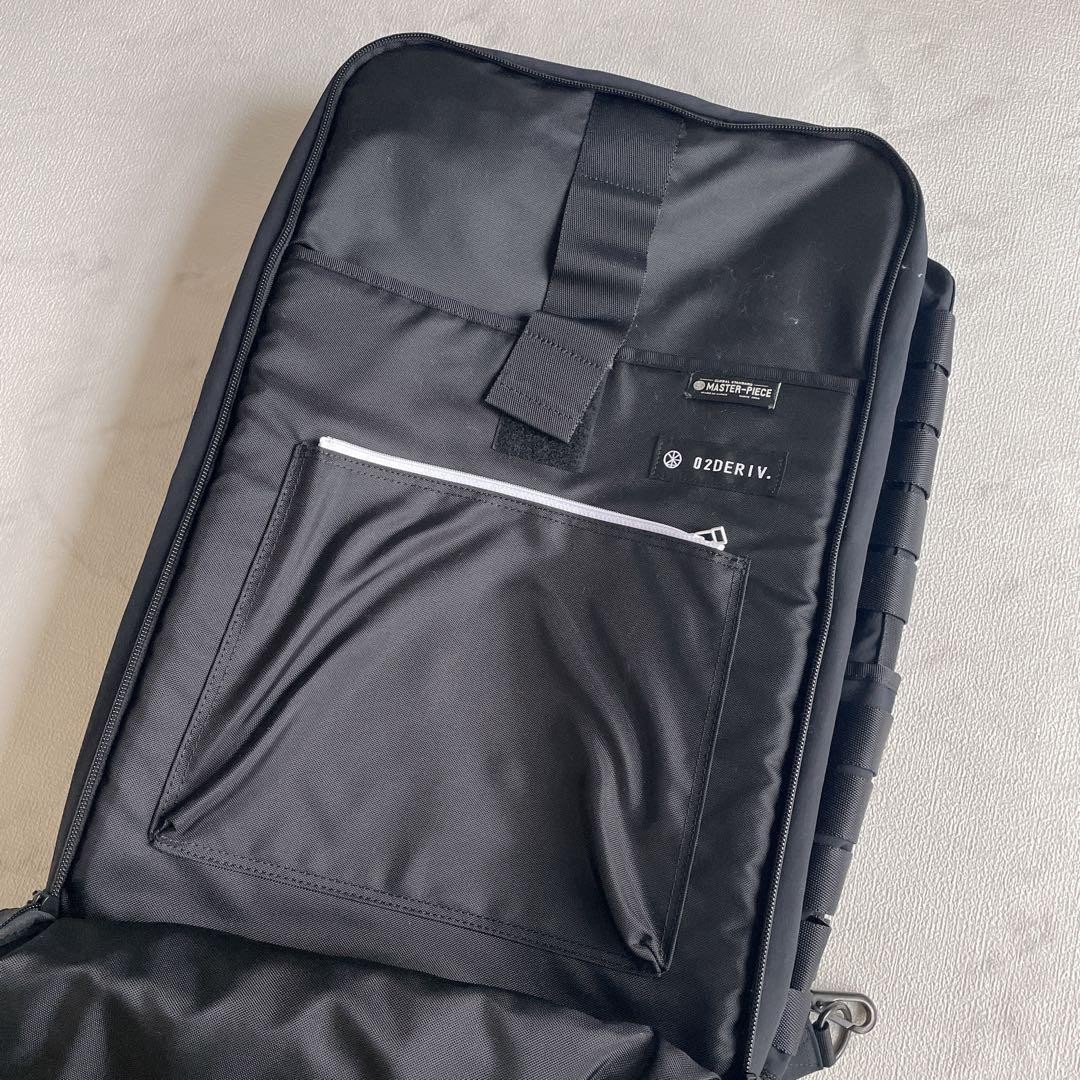 Masterpiece 02DERIV Collaboration Backpack Black 13in x 21in x 7in
