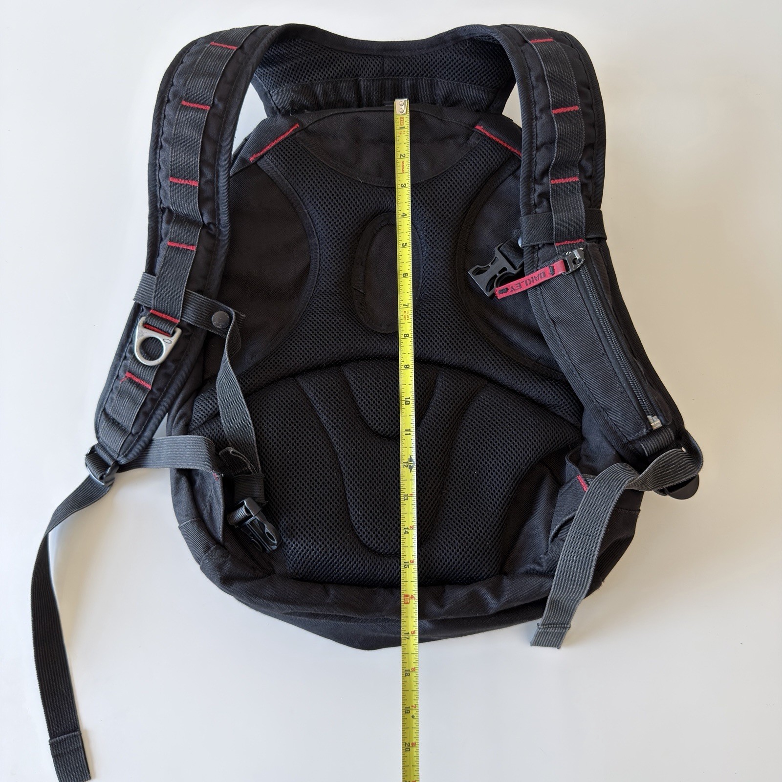 Vintage Oakley Backpack Black Red Hiking Outdoors Gorpcore Y2K Software