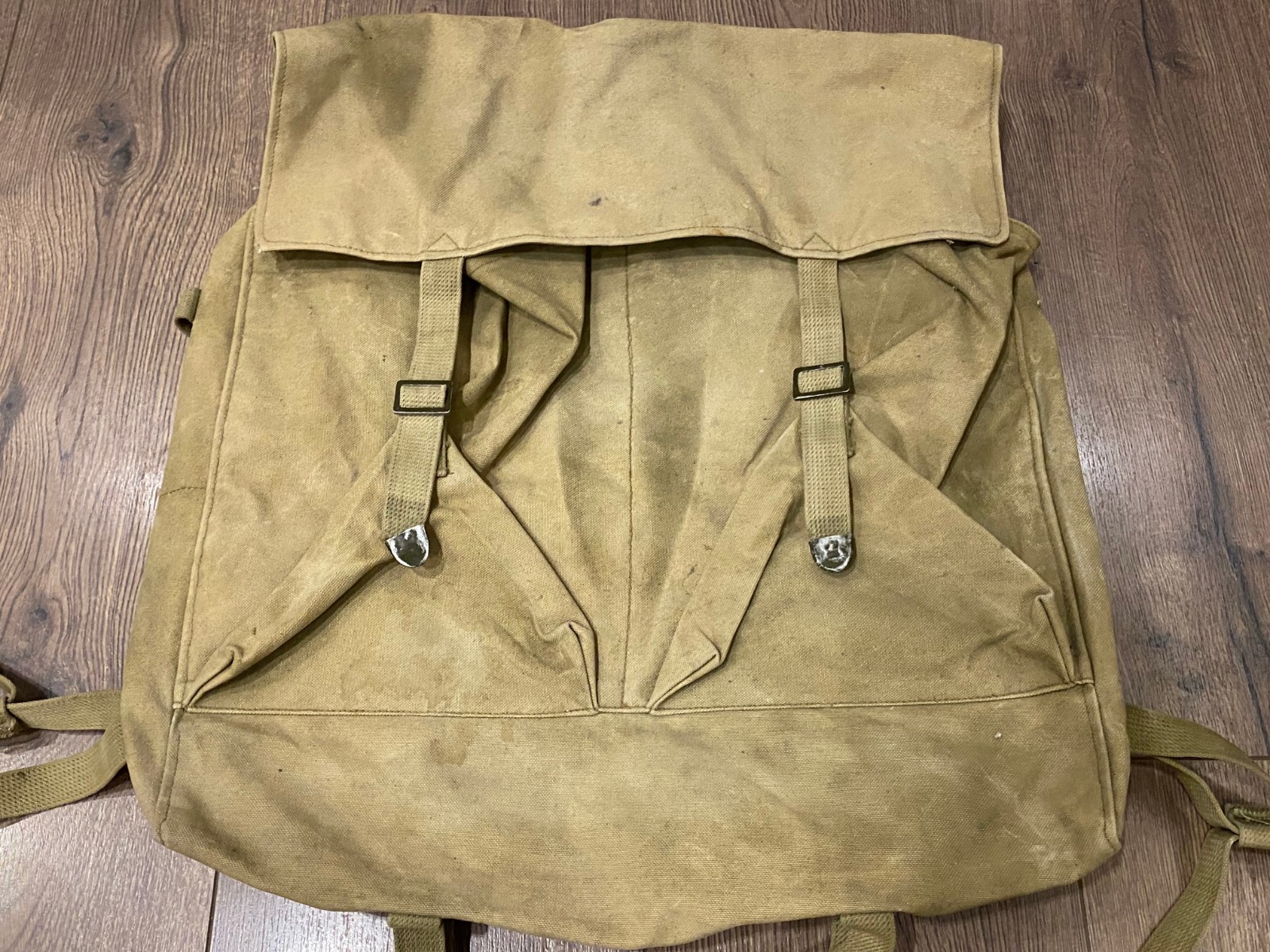 OLD VINTAGE UNKNOWN SOLDIER BACKPACK BAG ARMY MILITARY #0504