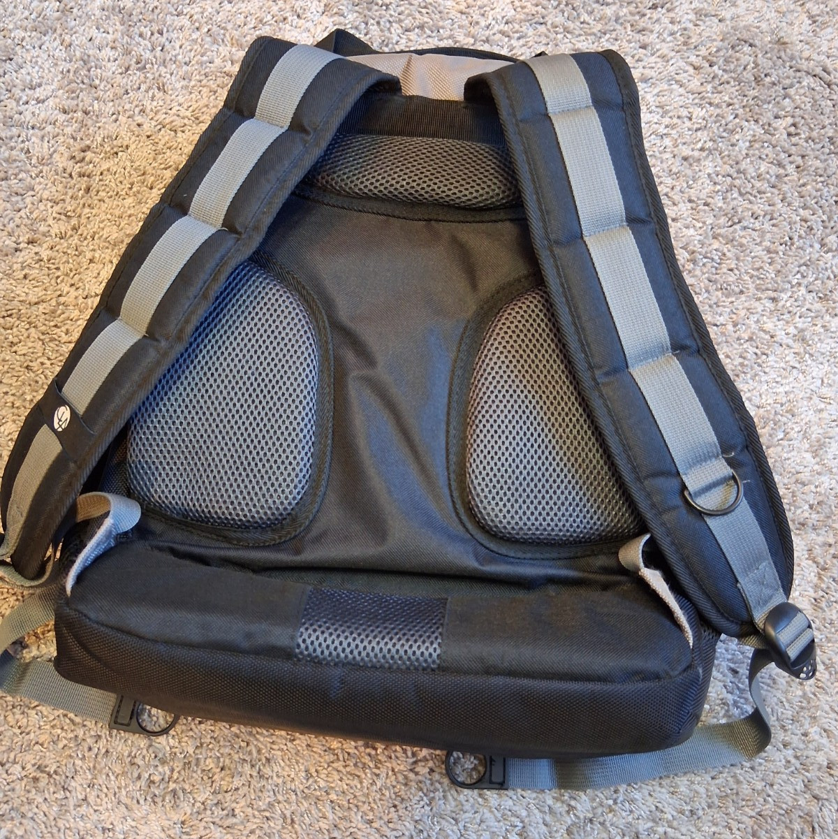 CLA 17″ Backpack Bookbag Cable Handle Laptop Sleeve Padded Multi-Pockets Black