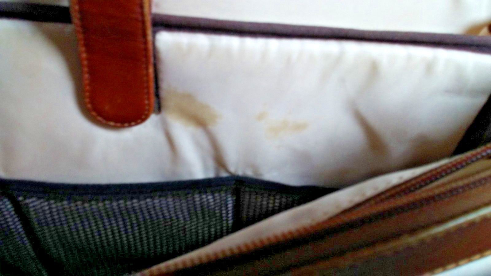 CLAIRE CHASE LAPTOP LEATHER BRIEFCASE Business Professional Bag Brown