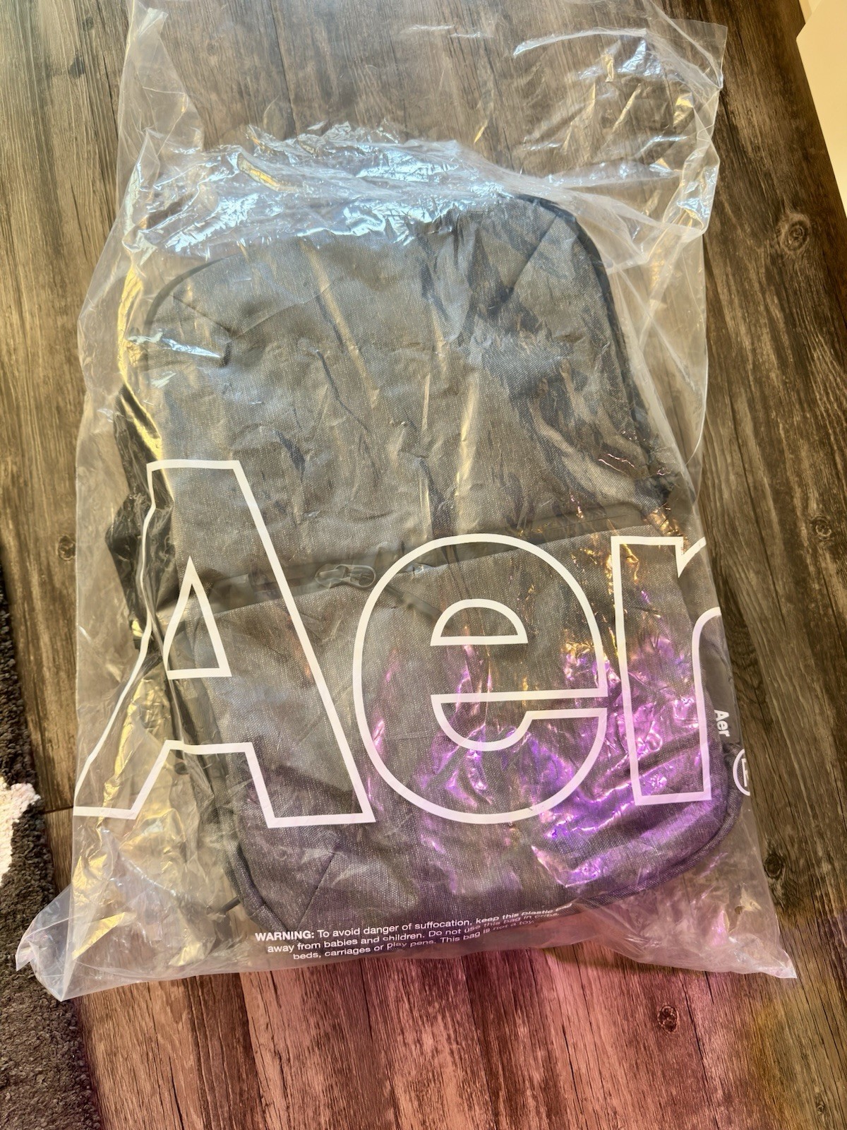 Aer Flight Pack 3 Gray Cordura Nylon 3-Way Backpack Duffel Briefcase Unisex