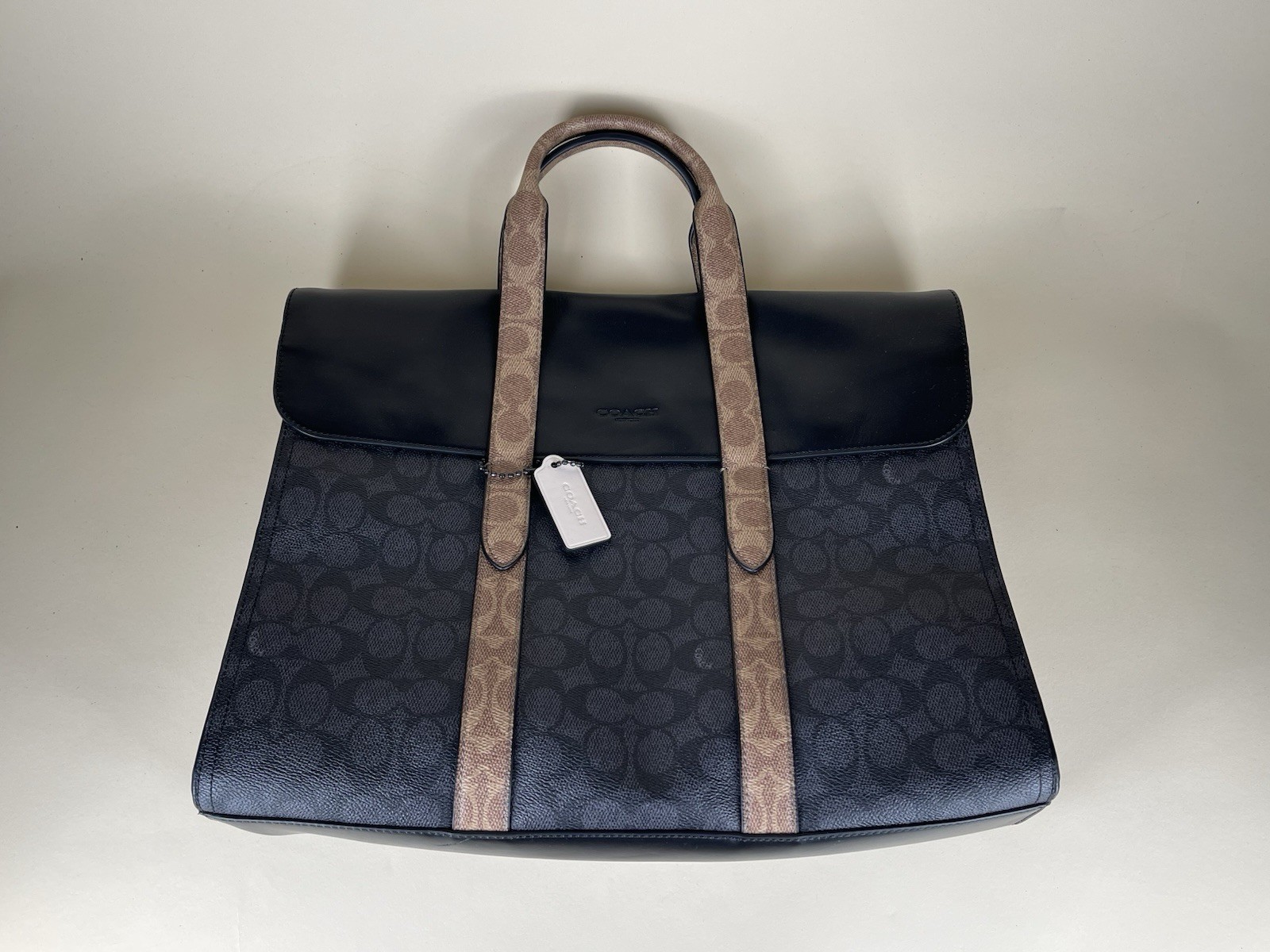 *Very Rare* NEW Coach Metropolitan Men’s Black Canvas & Leather Bag w/ Tag