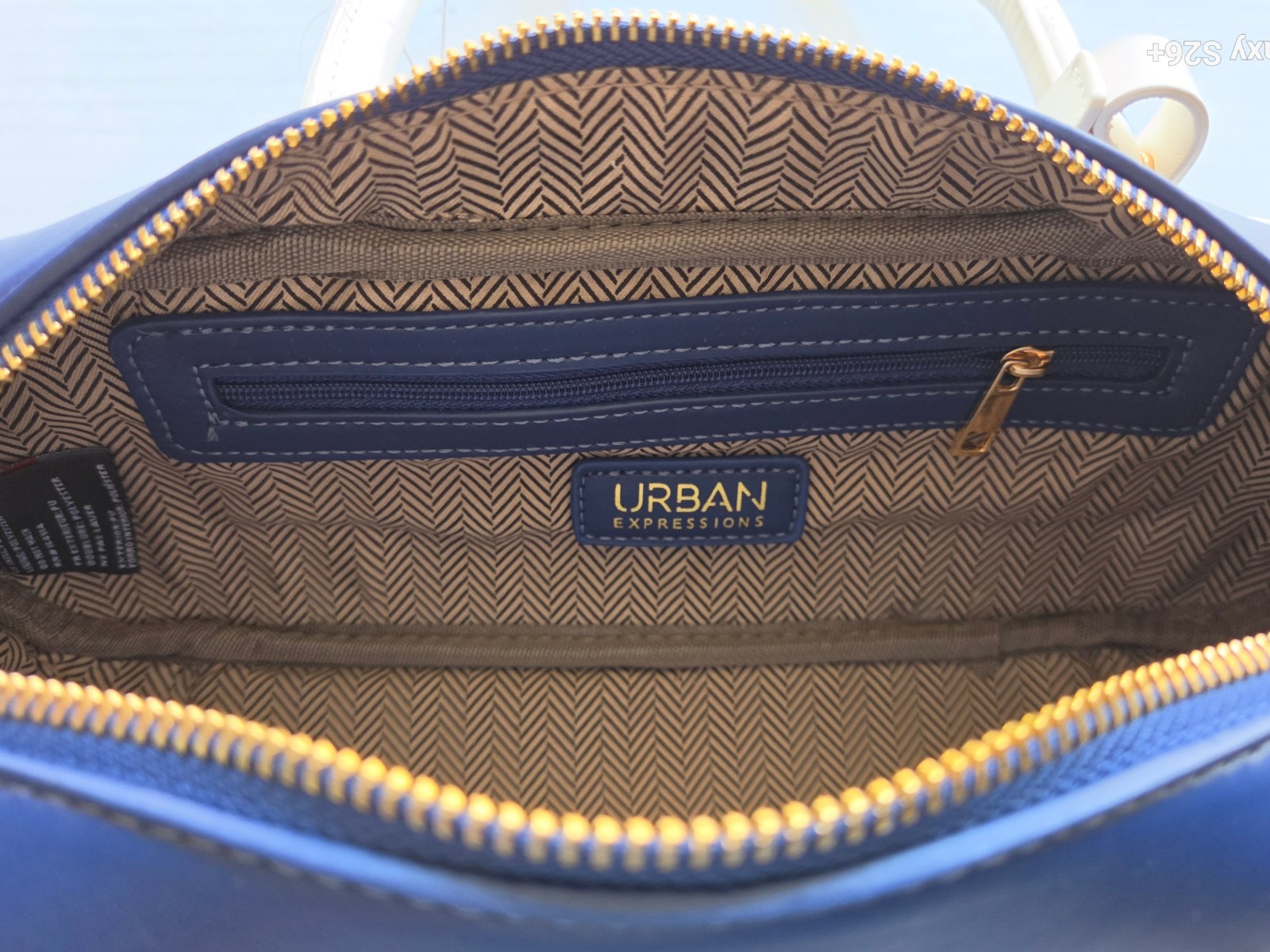 Urban Expression Blue Halo Shoulder Bag – 11.5′ in x 4.5′ in x 3.5′ in
