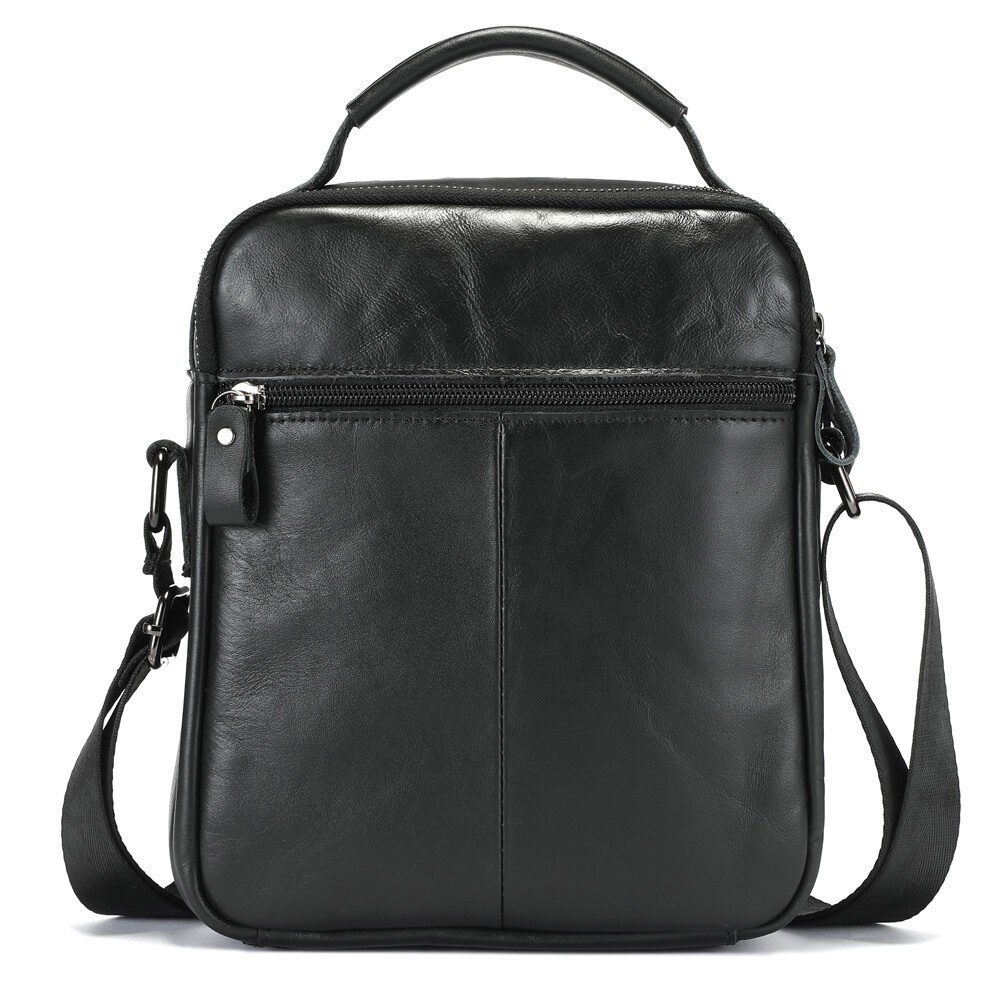 LEBULLBRO Men’s Genuine Leather Shoulder Bag Crossbody Sling for Travel Business