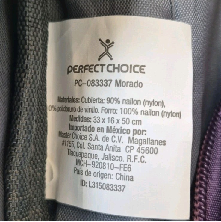 Mochila PERFECT CHOICE Laptop Retails $549! Essential MaterialResistant BackPack