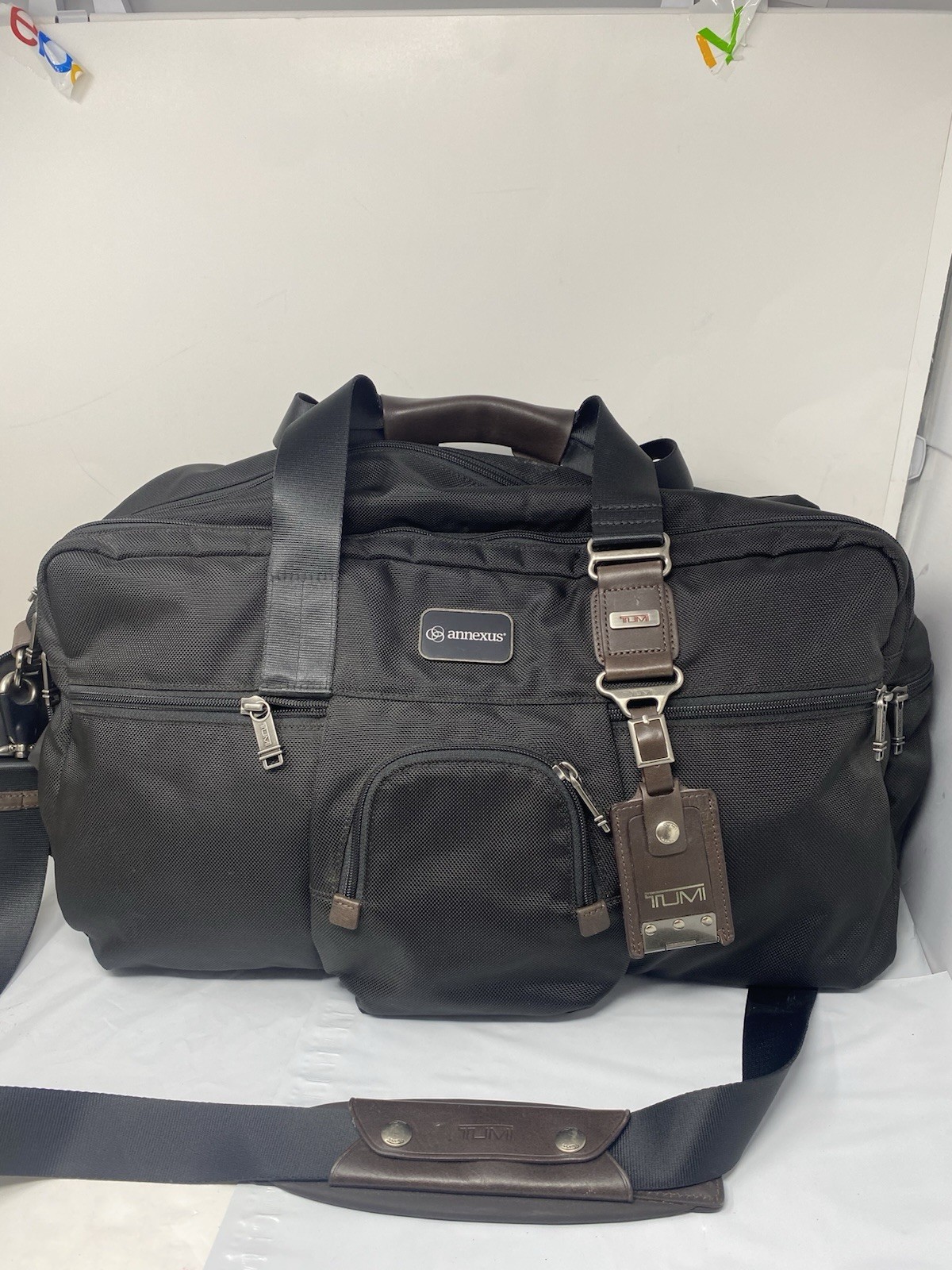 Tumi Alpha Bravo Dorado Convertible Duffel/backpack Black 21x12x12 Travel Gym