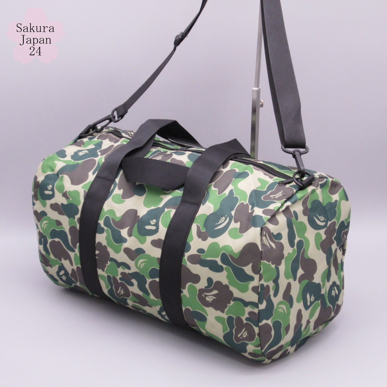 10 Set BAPE A Bathing Ape Duffle Bag Camo Green 2020 Spring Magazine Free Gift