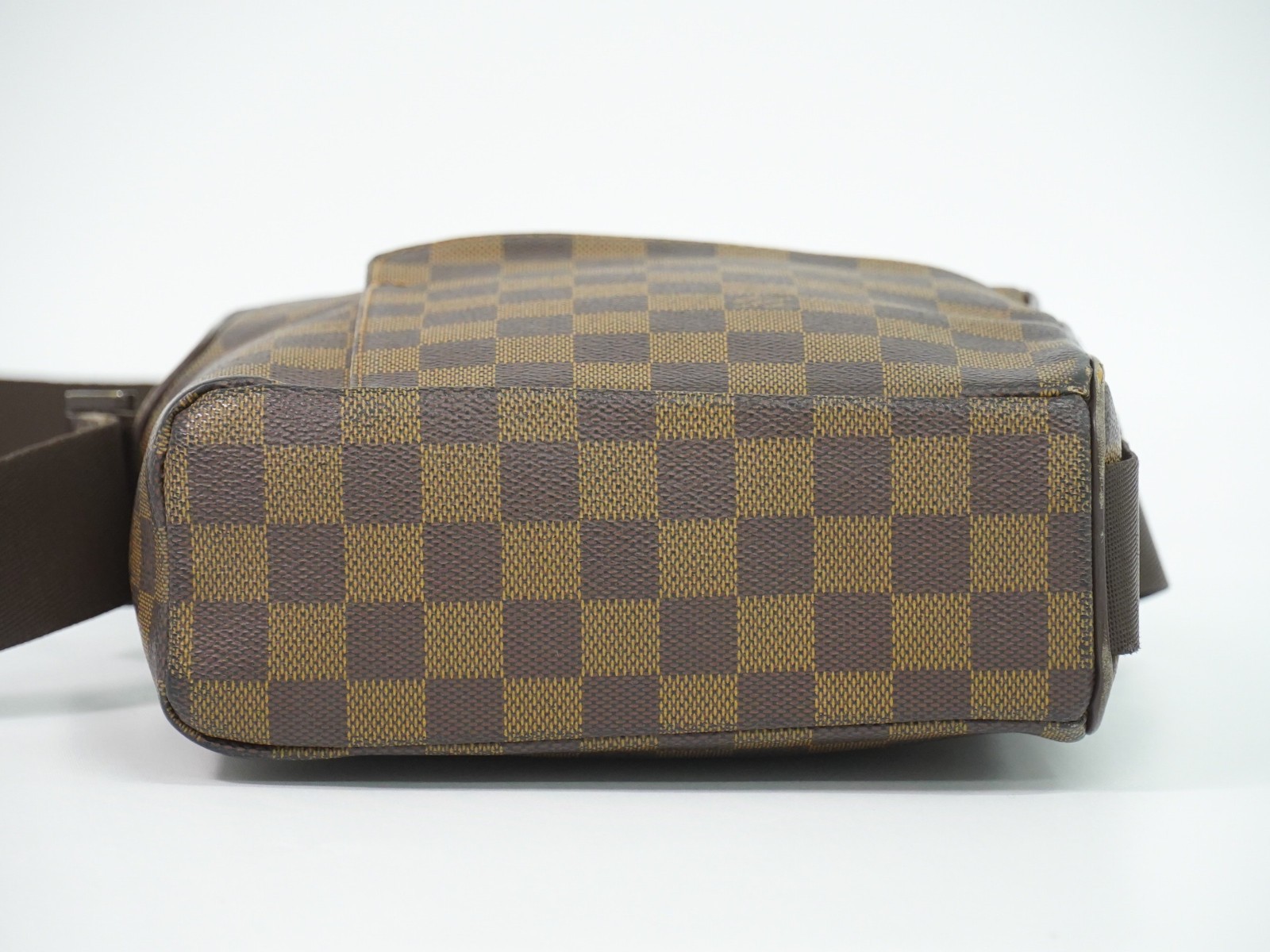 Louis Vuitton Olav PM N41442 Damier Ebene Canvas Crossbody Bag Brown