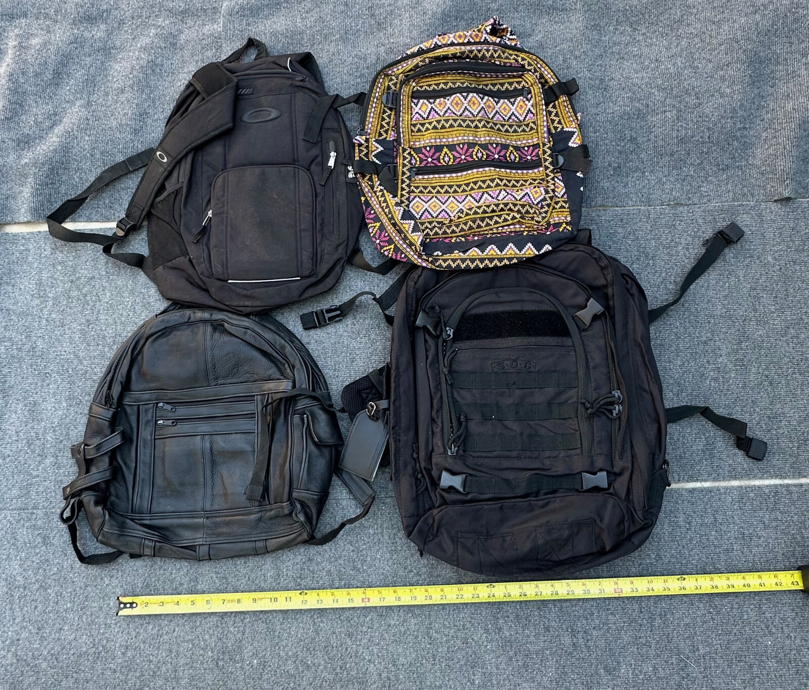 Lot of 33 Bags Backpacks Mixed Sizes.