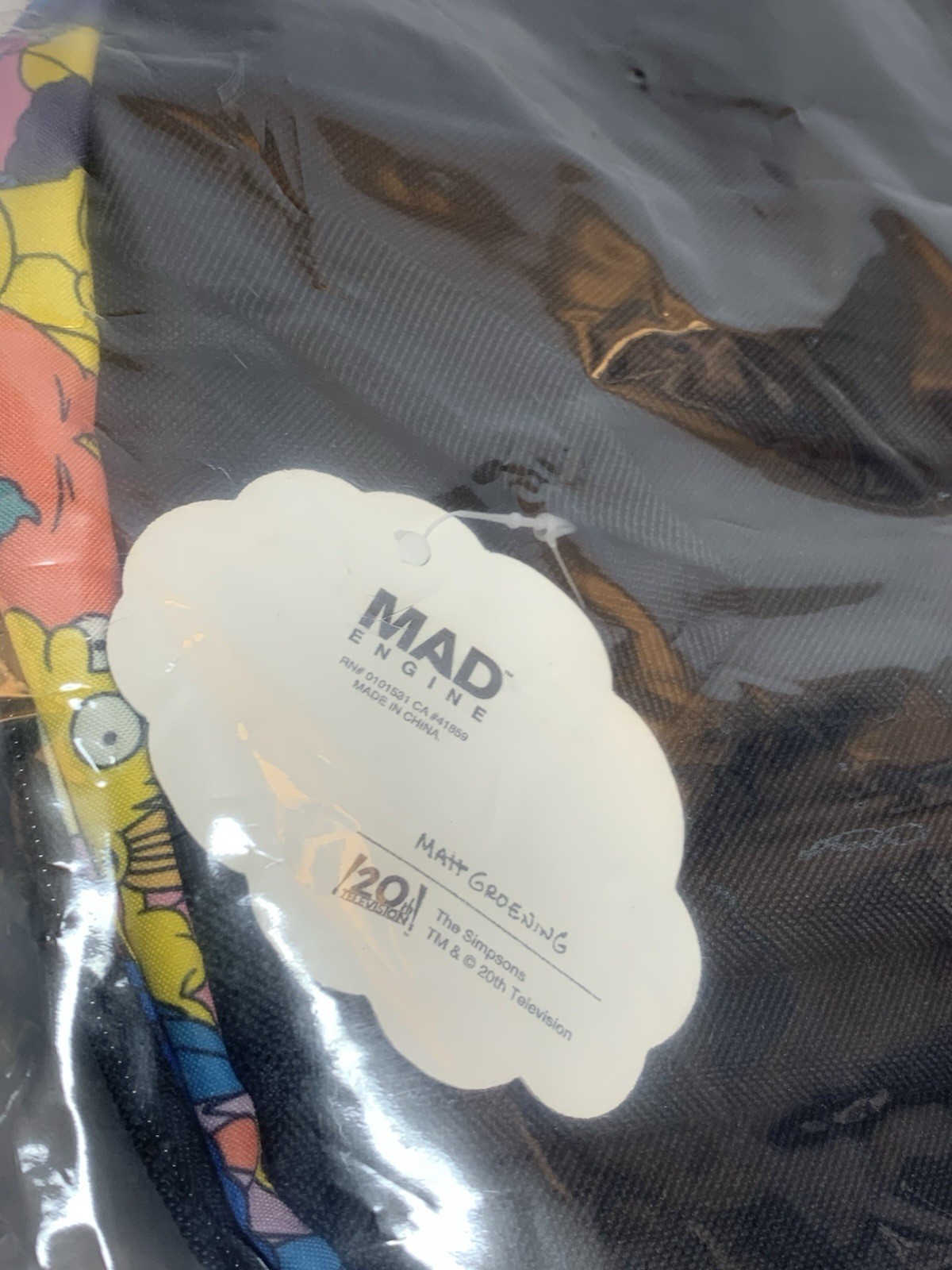 The Simpsons Characters AOP All Over Print Backpack, Officially Licensed NWT