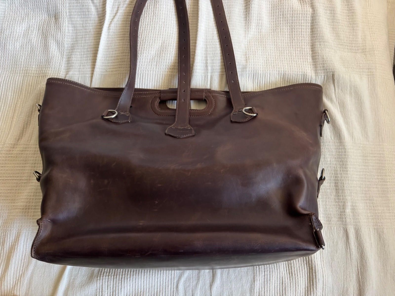 Saddleback Leather Waterbag (Duffle Bag) Dark Coffee Brown