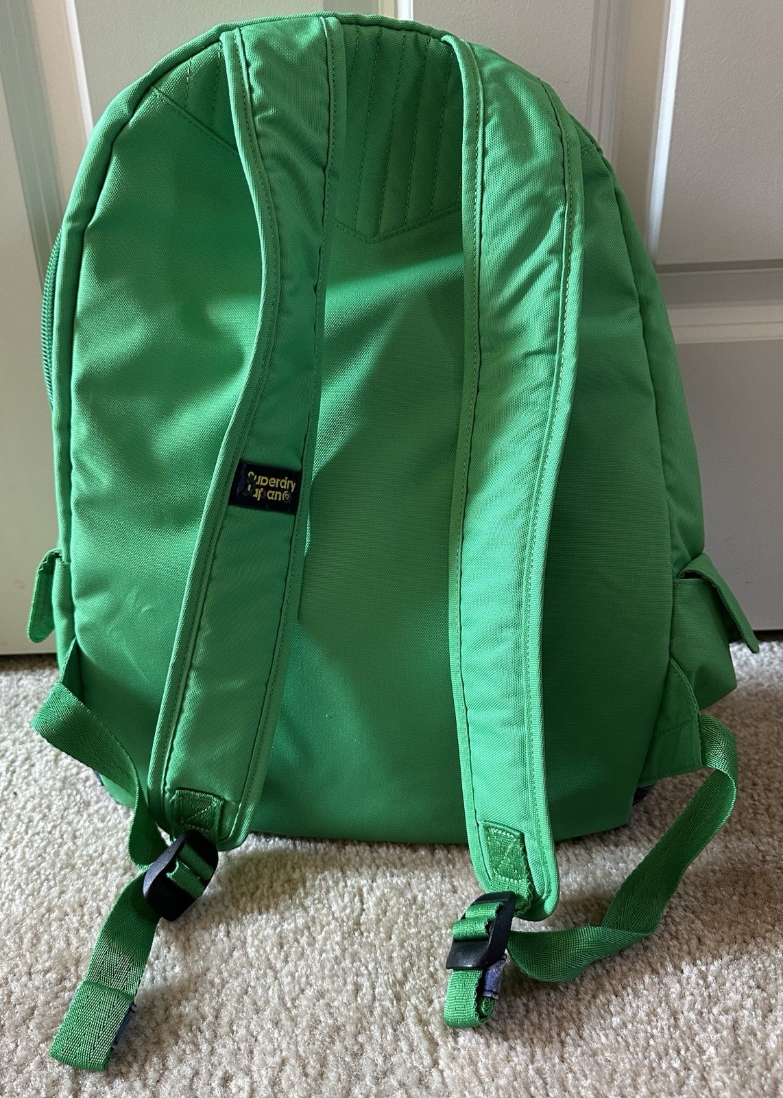Superdry Backpack Classic Montana BackPack Green Navy Blue Solid Logo