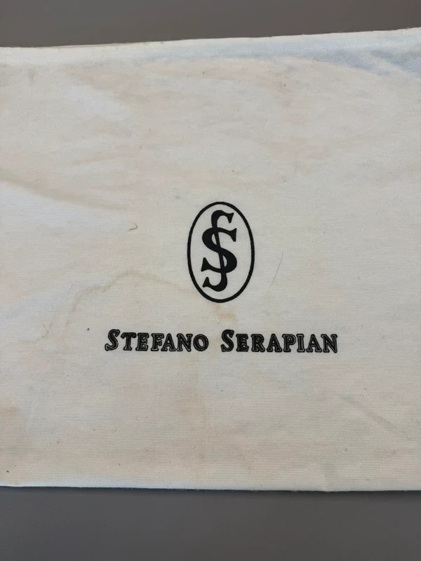 Stefano Serapian Attache Case Genuine Leather w/Strap Retails at $1,500.00