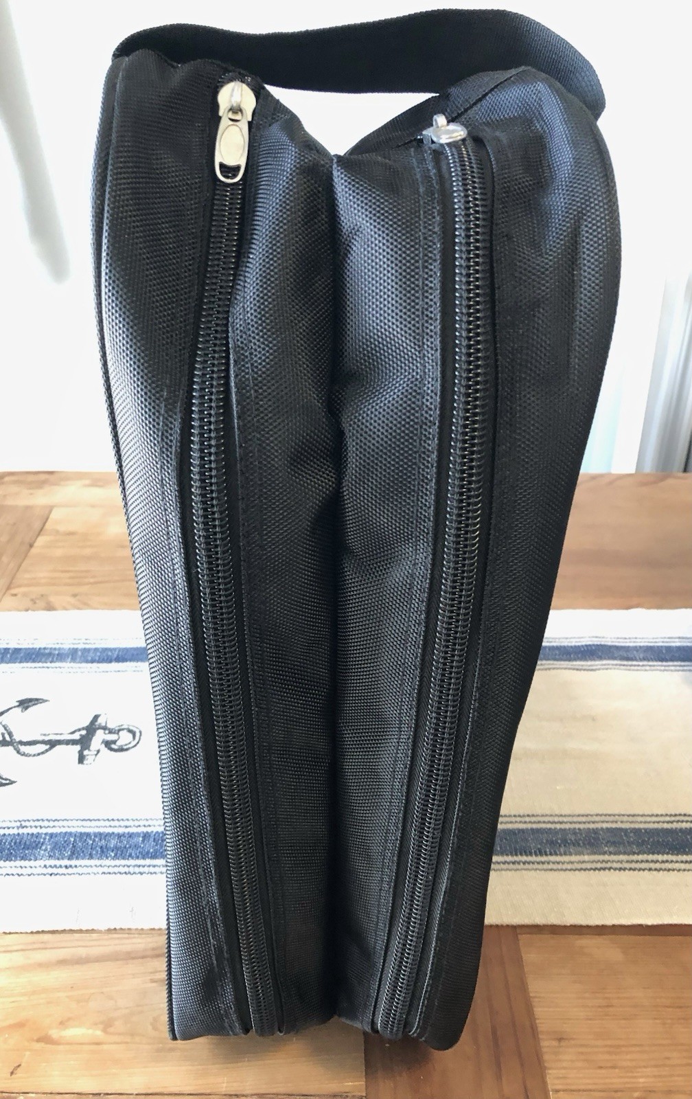 Lucchese Black Nylon Cowboy Western Boot Carry Bag Case Storage Travel