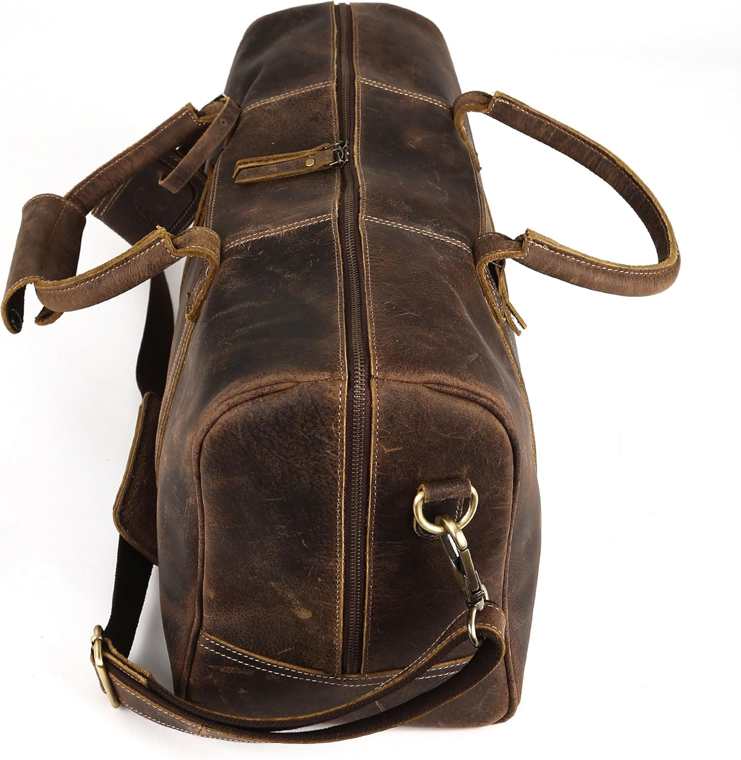 Chic Leather Duffle Bag for Travel, Gym & Weekend Getaways – Cabin Size