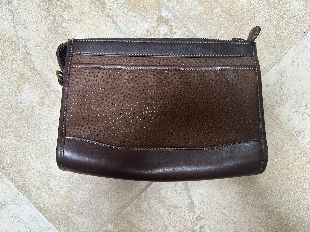 Ghurka Chelsea 109 Dark Brown Walnut Sierra bag.