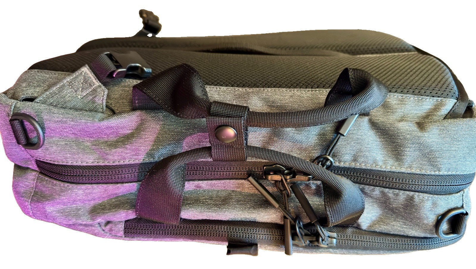 Aer Flight Pack 3 Gray Cordura Nylon 3-Way Backpack Duffel Briefcase Unisex