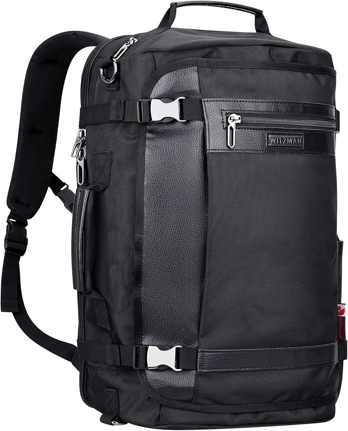 Black Travel Backpack with USB Port – Flight Approved for Laptops