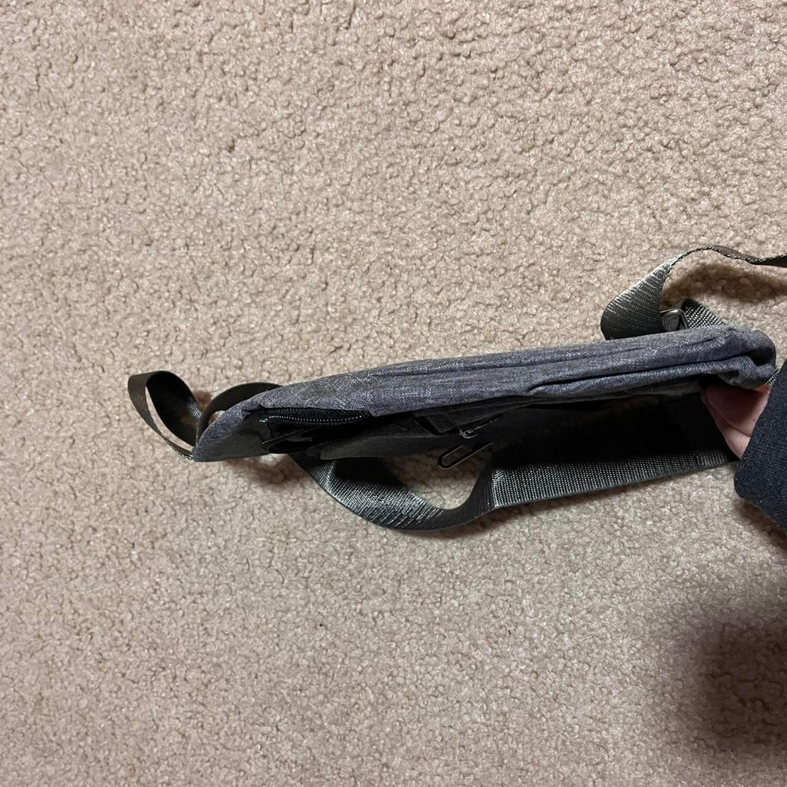 Unbranded Men’s Grey and Black Bag