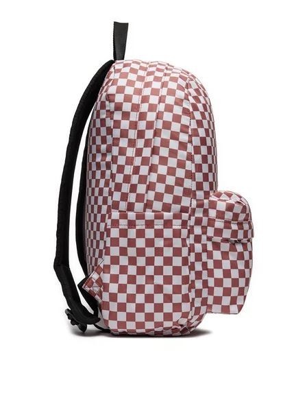 Vans Old Skool Check Backpack, Withered Rose, One Size