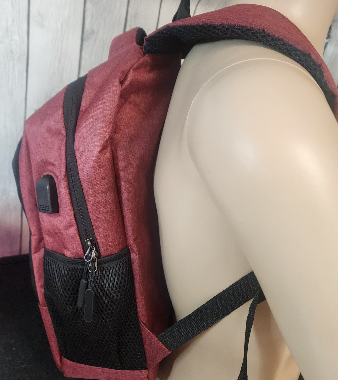 Anime Fantasy Warrior Laptop Backpack USB Port 16” Gaming Bag