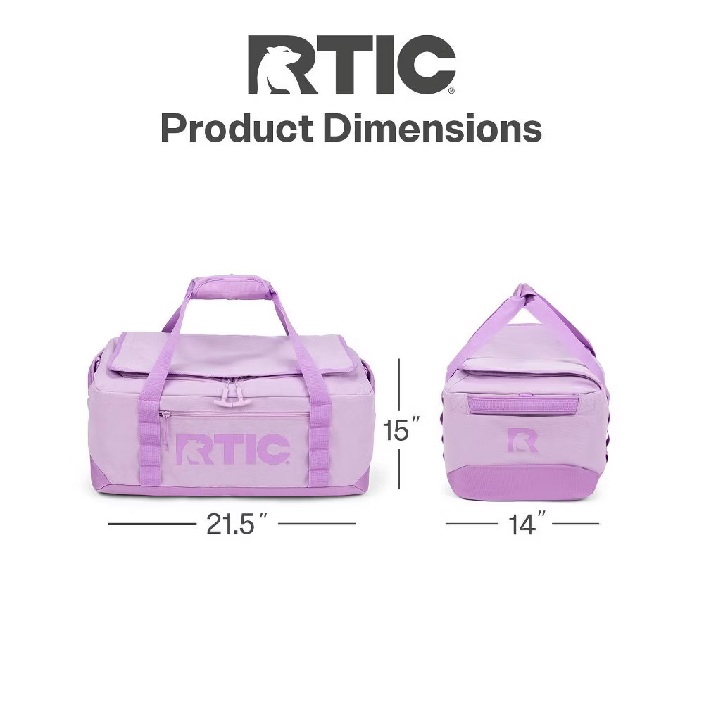 RTIC Outdoors Medium Carry On Structured Collapsible Duffel Bag – Lavender