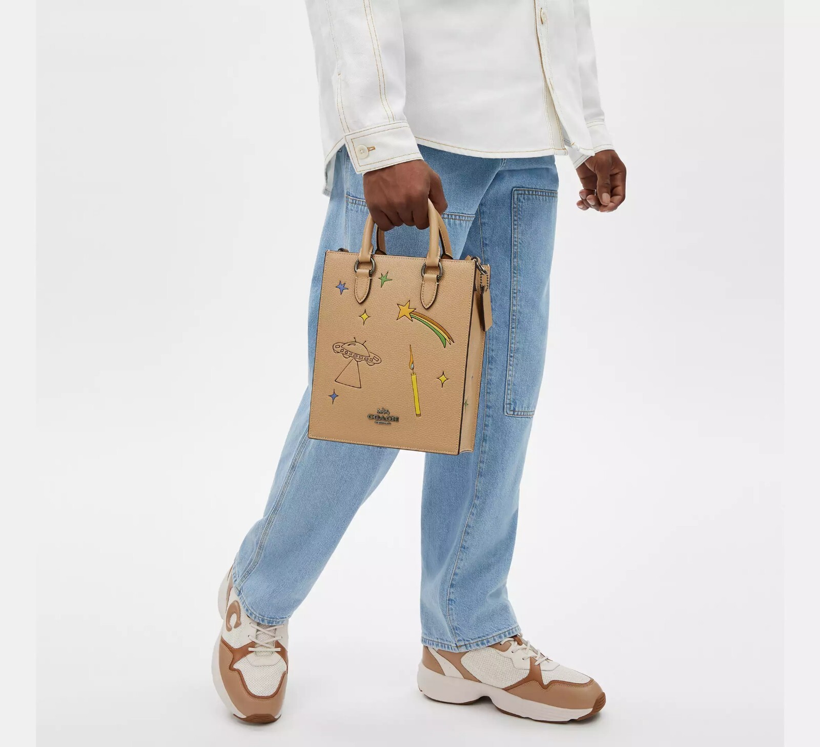 Coach X Observed By Us By Dylan Tote Bag CU550 / Tan / Alien / Crossbody