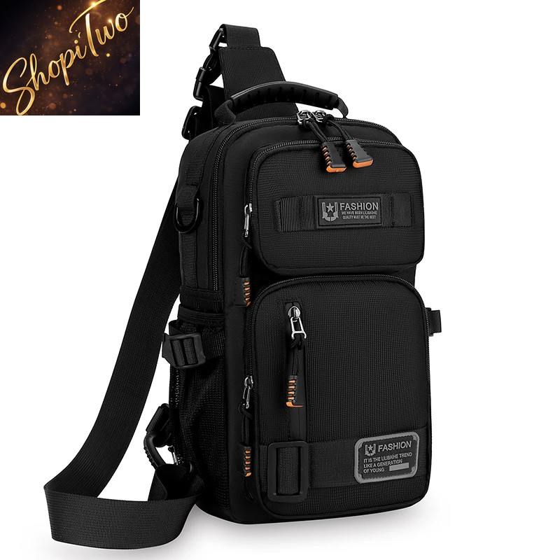 Fashion Men Waist Packs Chest Bag High Quality Oxford Crossbody Bags For Me