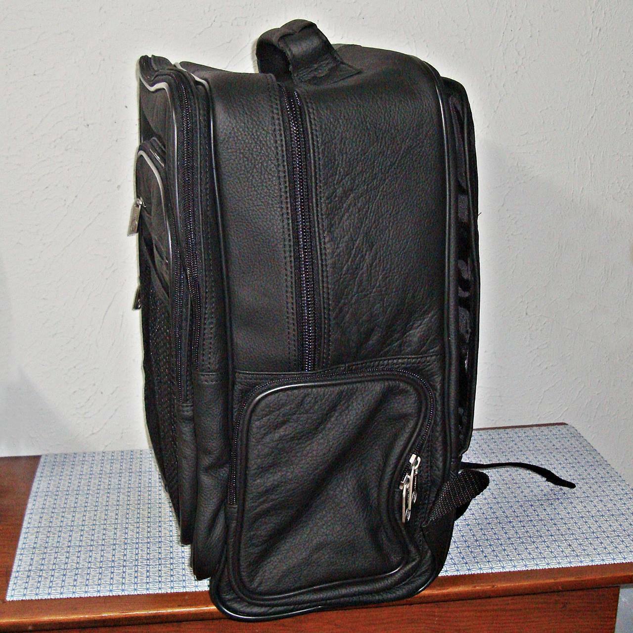 【NEW】AMERILEATHER 1530-0 CEO LEATHER BACKPACK – BLACK