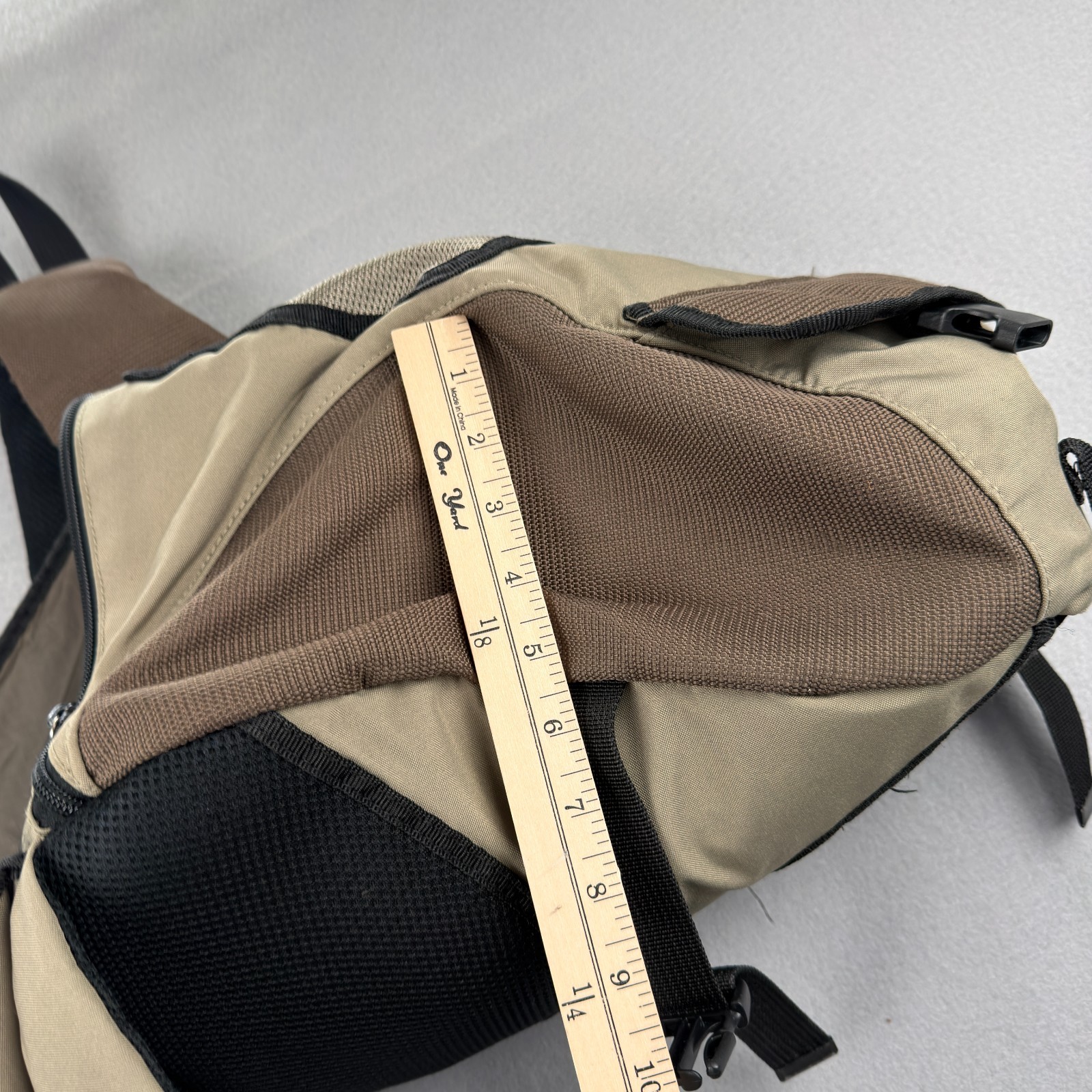 Vintage Y2K GAP Sling Bag Backpack Crossbody Khaki Gorpcore Tech 2004 Utility
