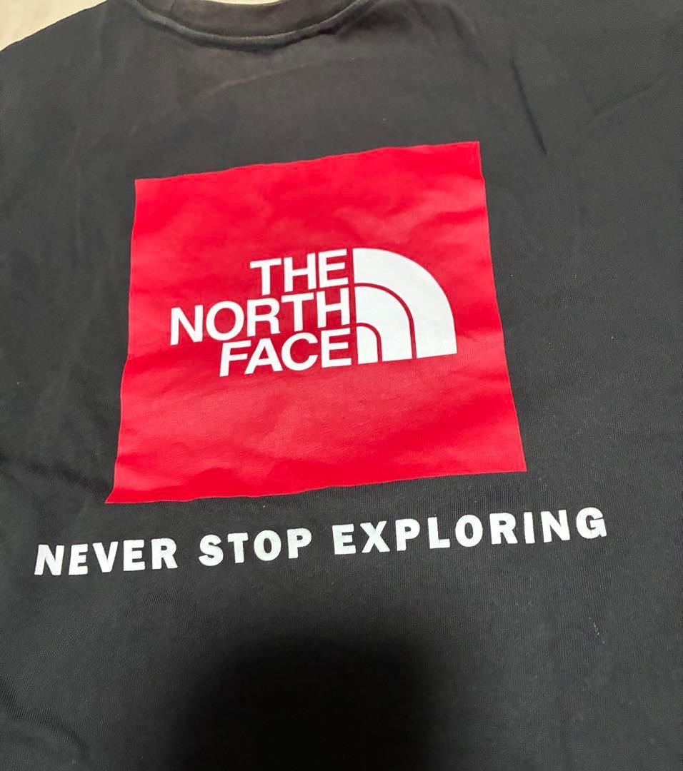 The North Face Box Logo Tee Print M Rare Unisex Cotton Short Sleeve