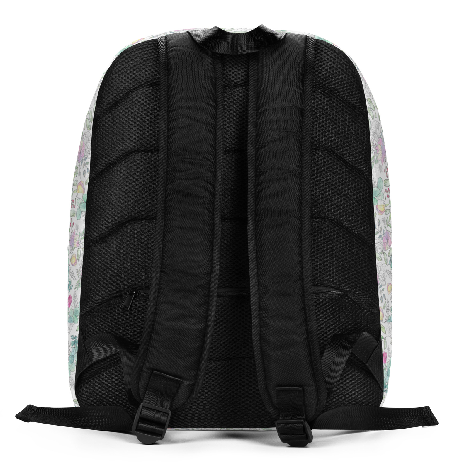 Minimalist Backpack Beautiful Floral Pattern